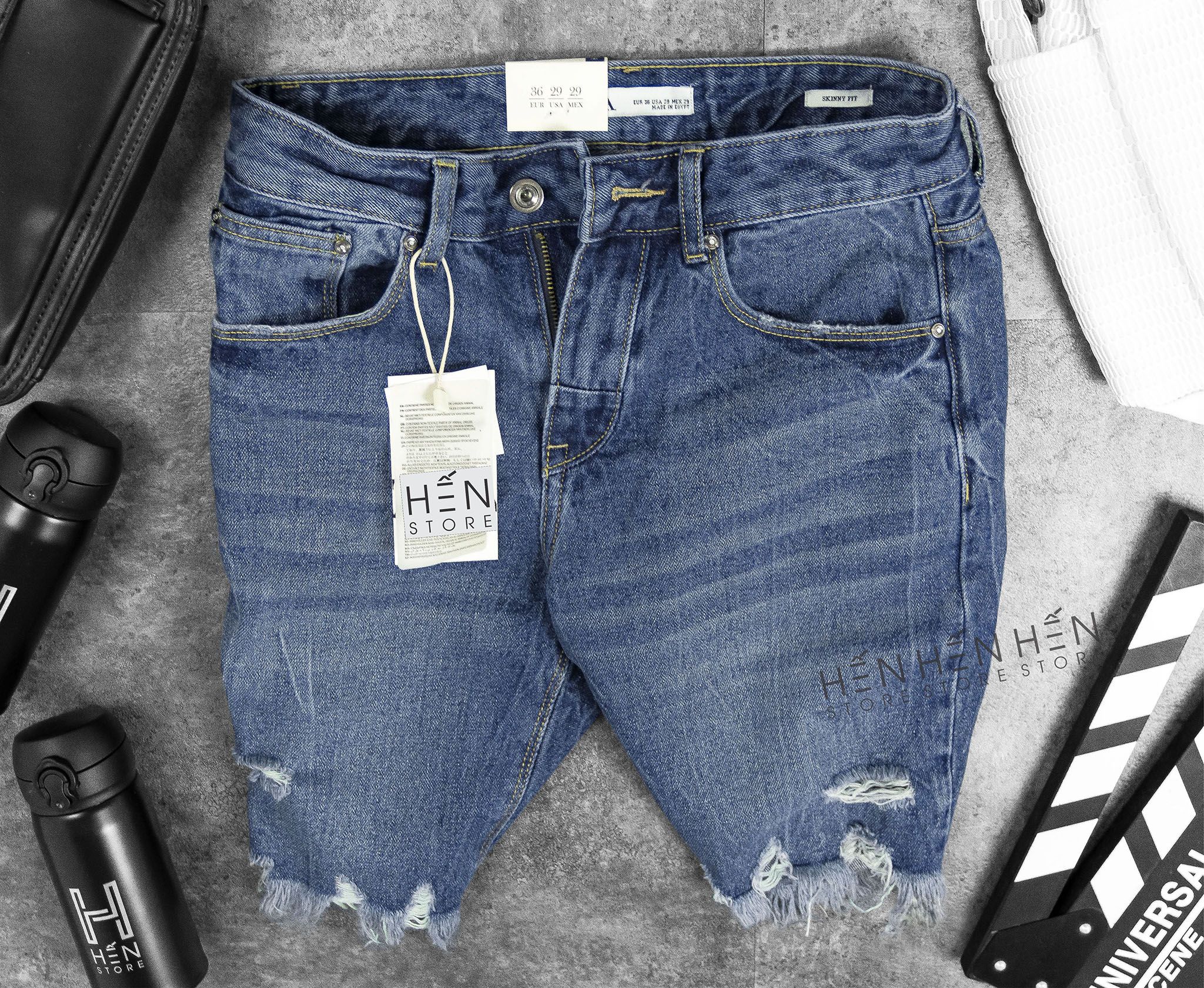 Quần Short Jean ZR Skinny