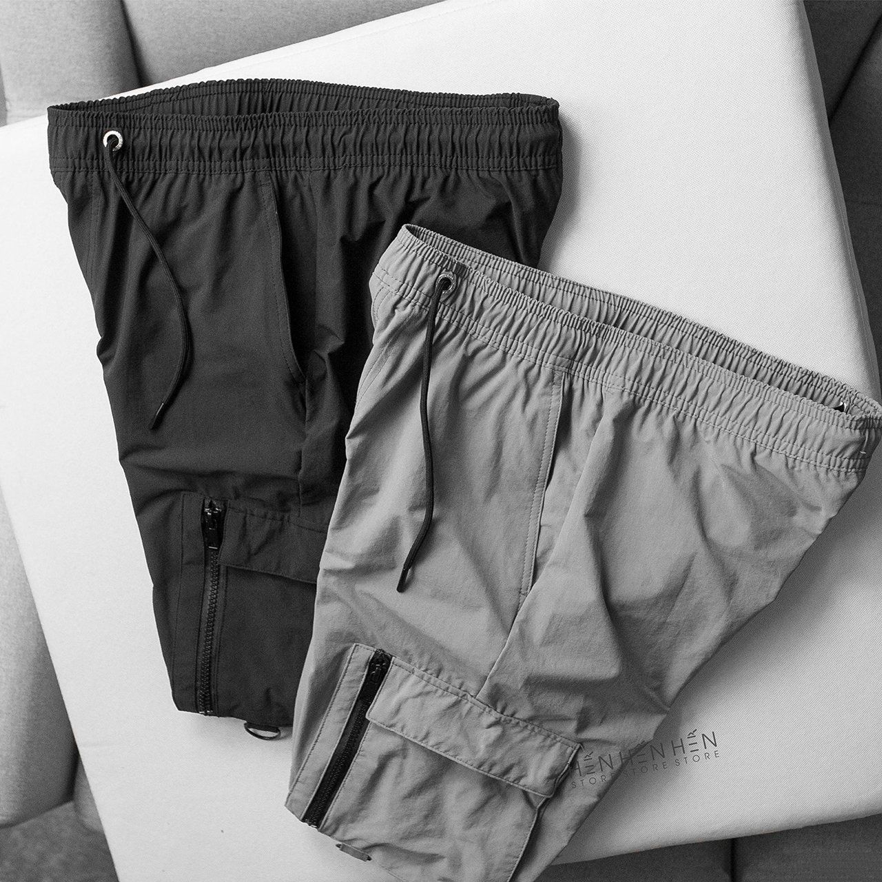 Quần jogger gió Za.ra túi hộp 3M