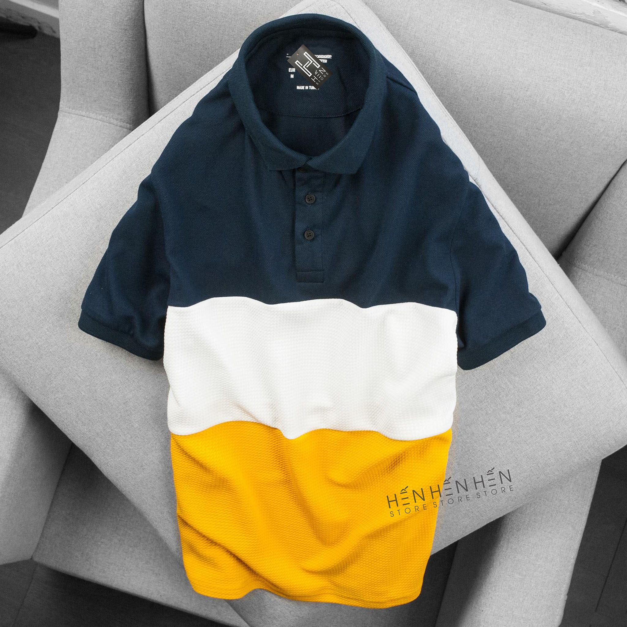 Áo polo PB phối 4M