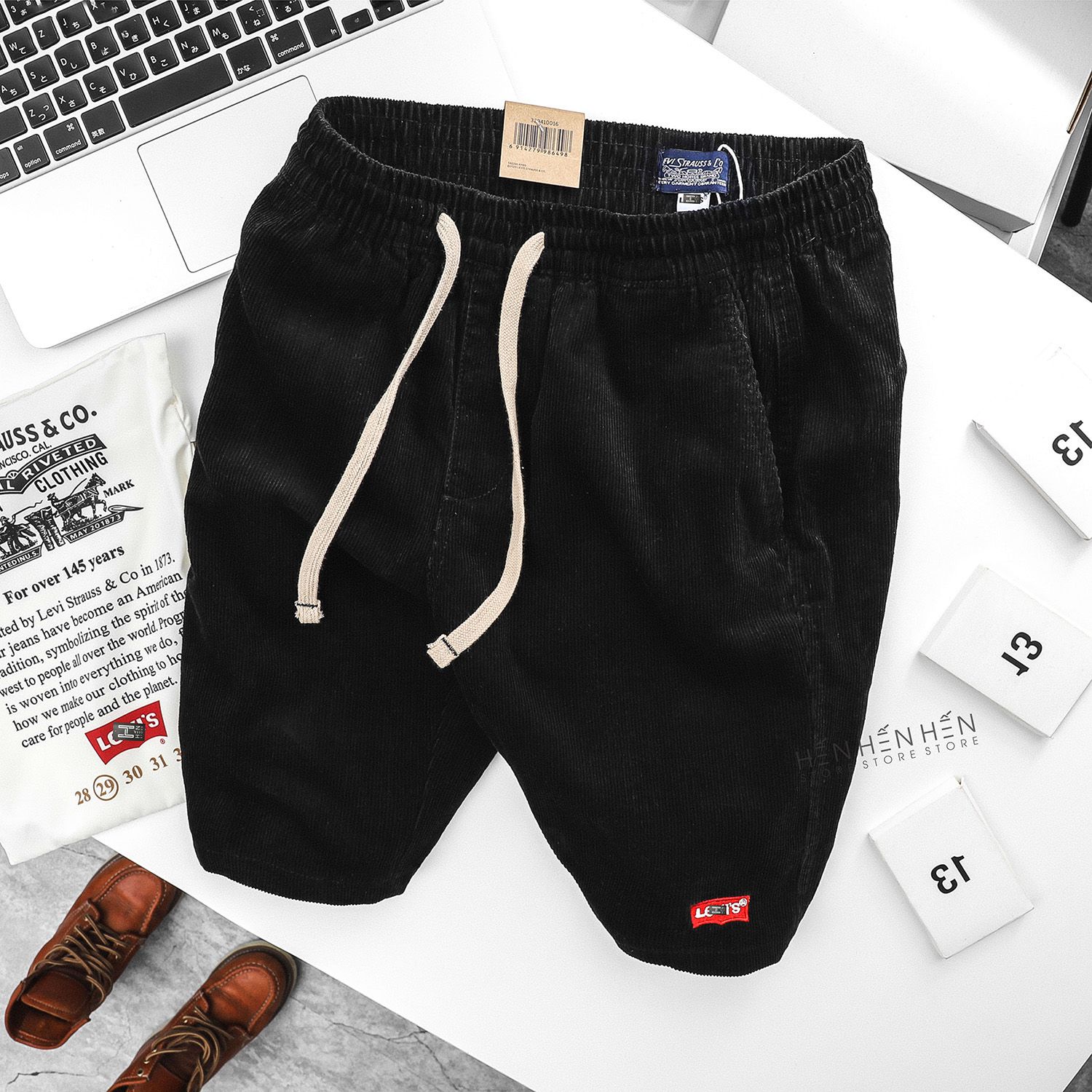 Quần short Levi.s nhung 6M
