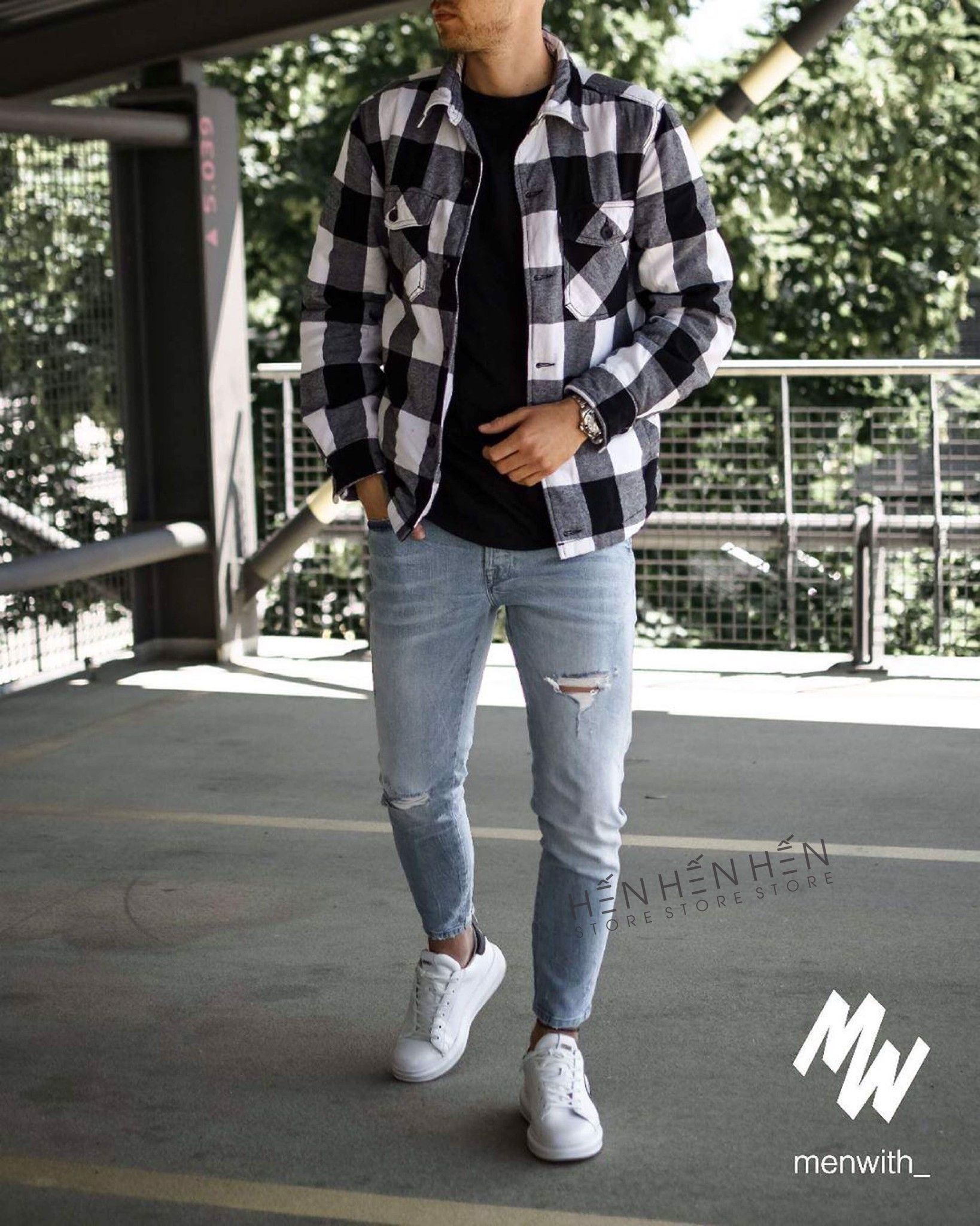 Quần jean PB 0701 Rách
