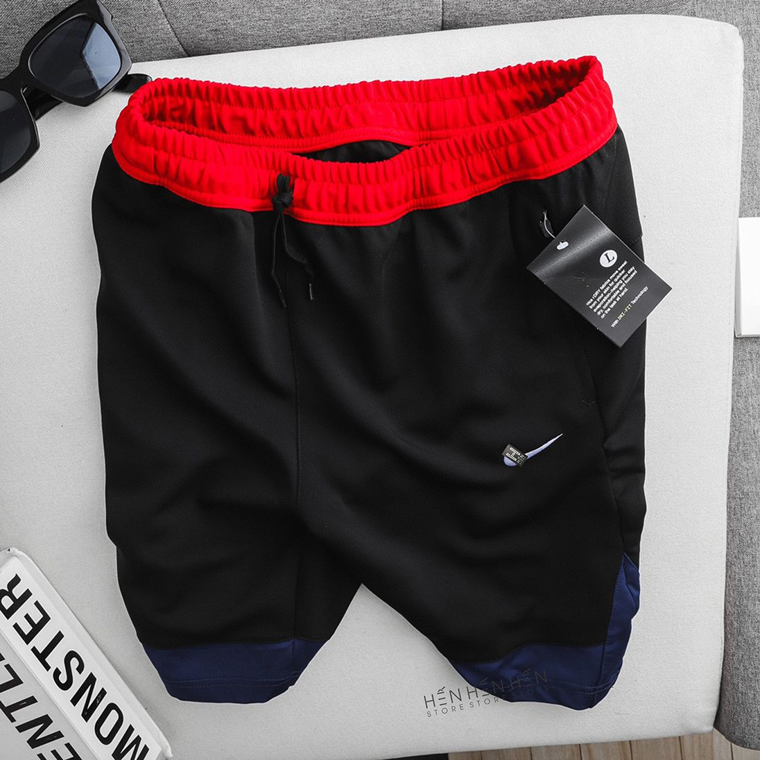 Quần short thun Ni.ke phối 3M