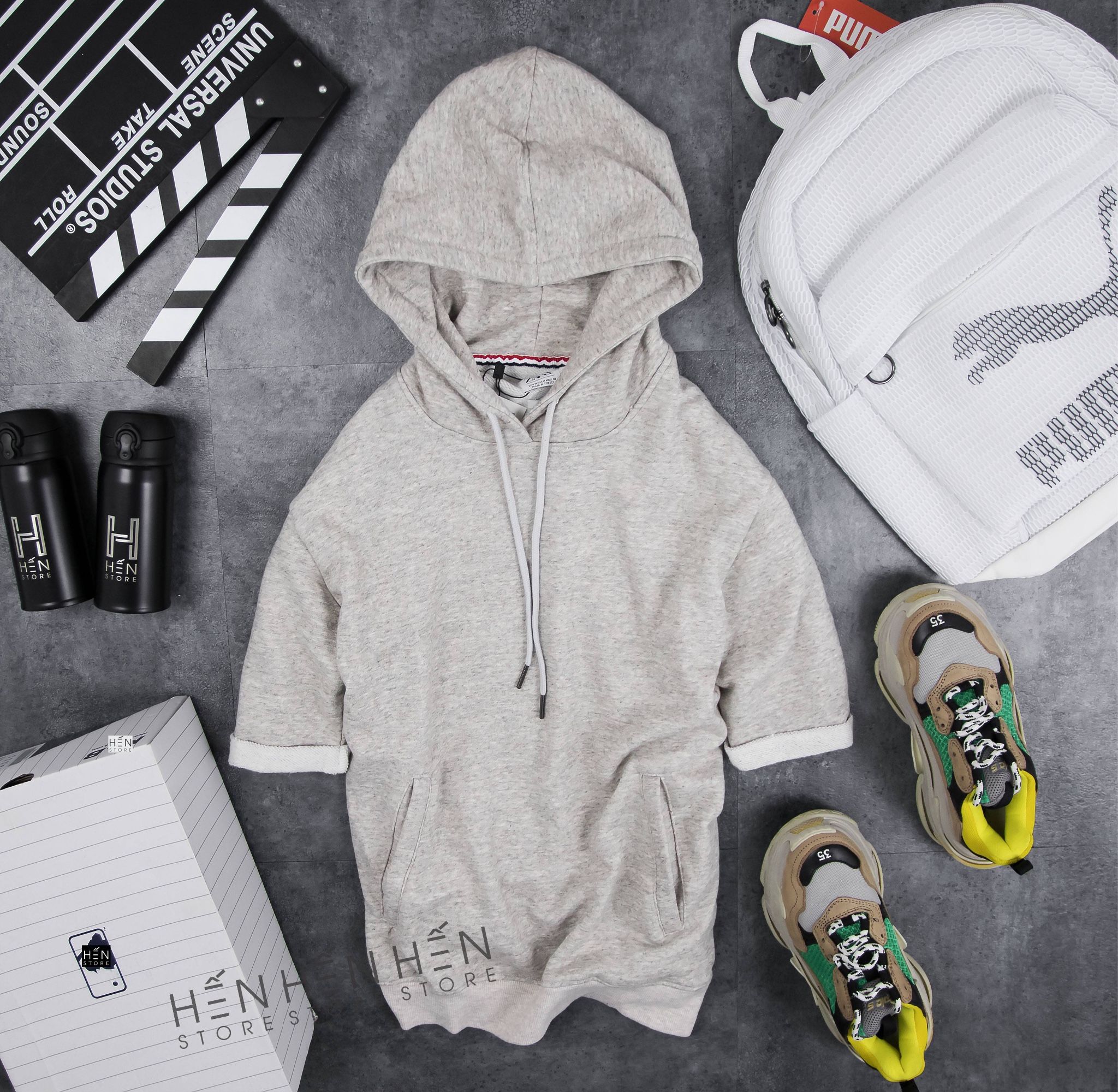 Áo Hoodie Ngắn Tay ZR 7M