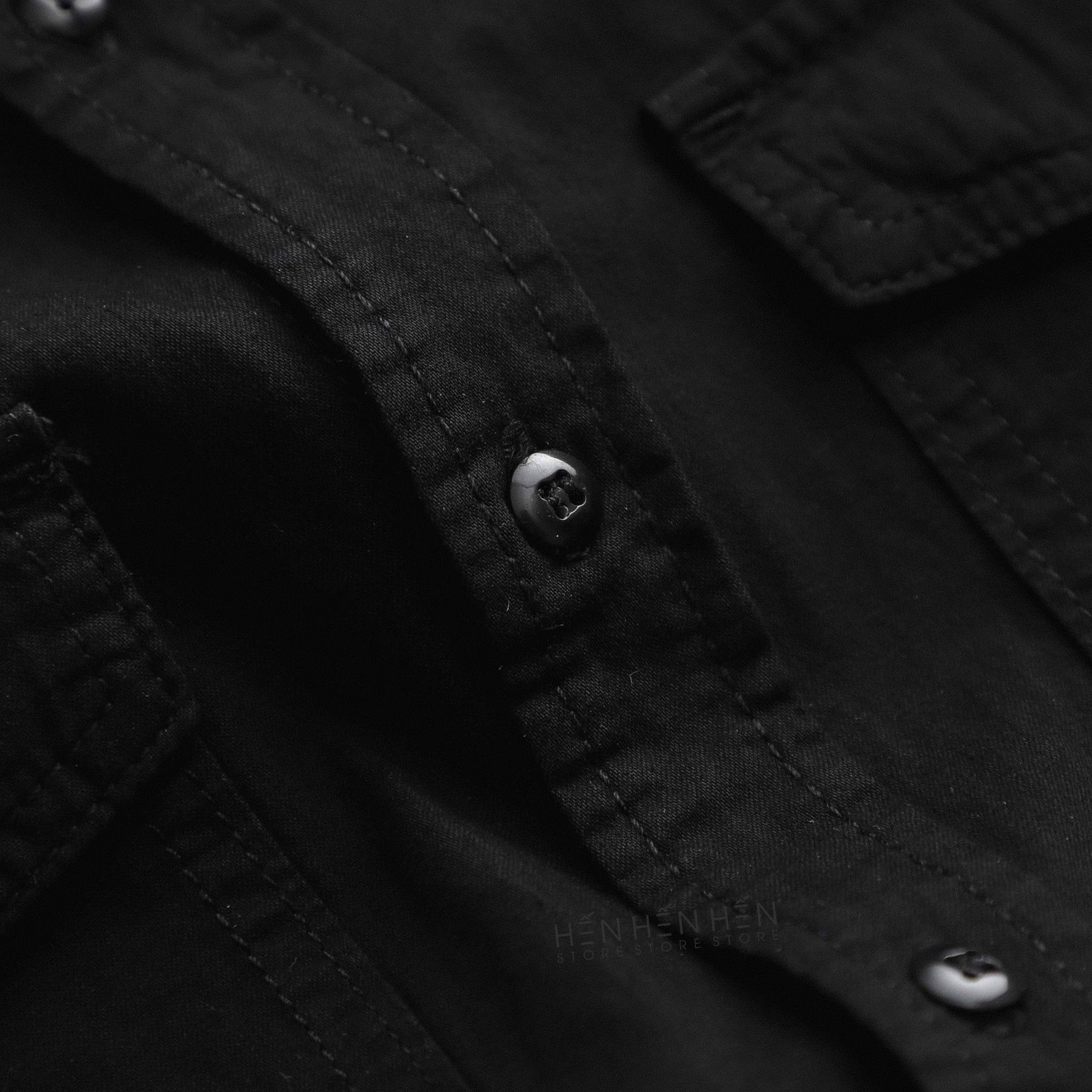 Áo denim ngắn tay PB 4M