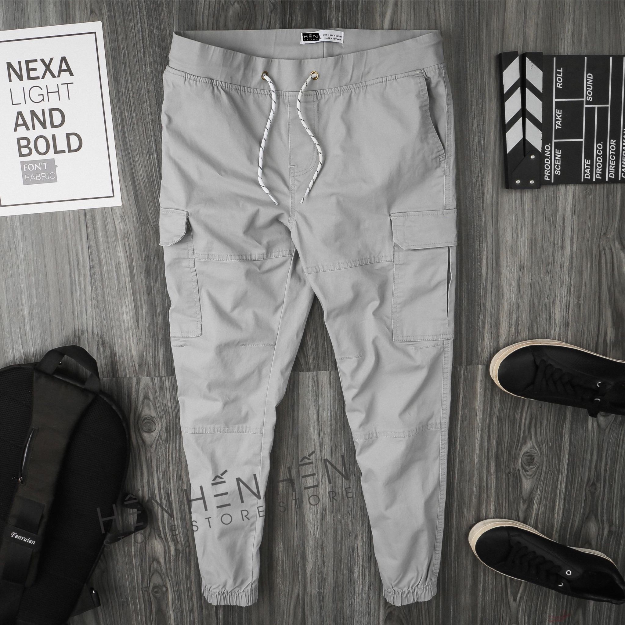 Quần Jogger Kaki ZR Túi Hộp 5M