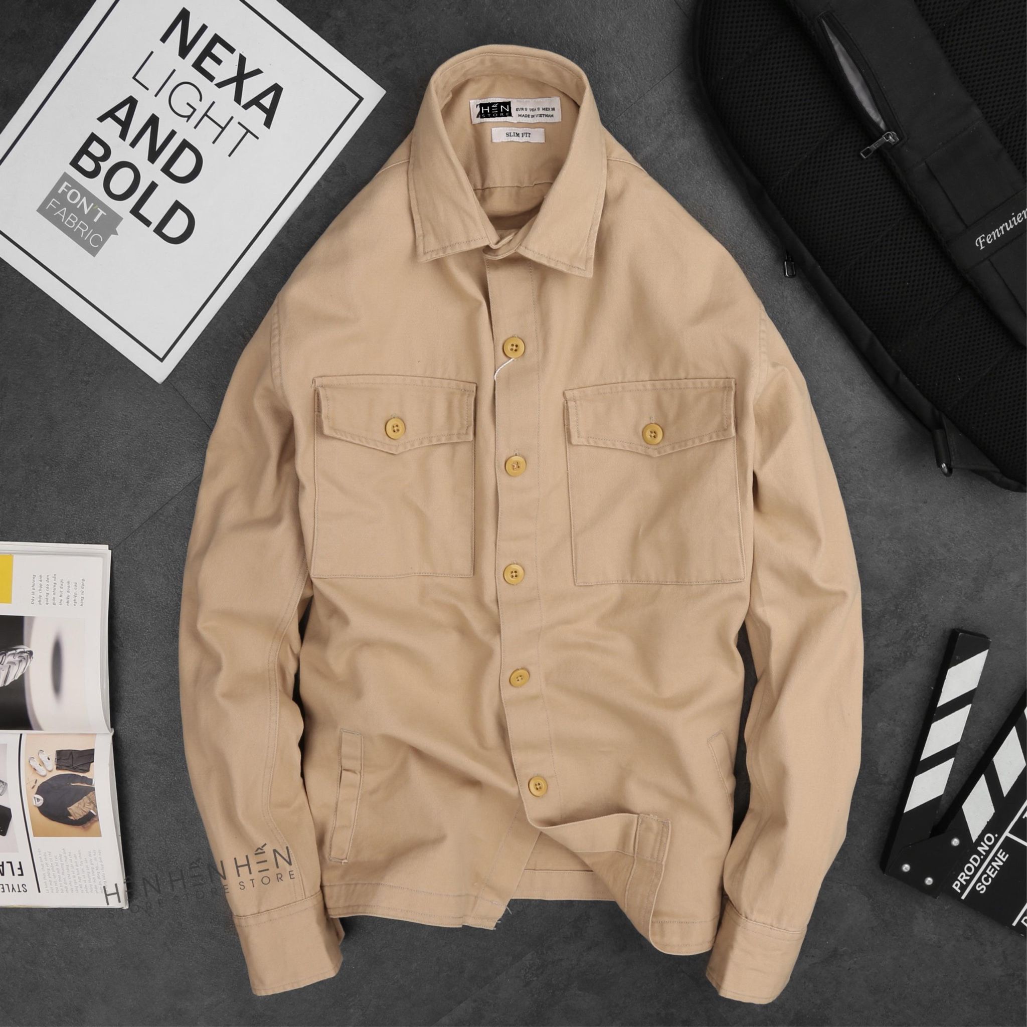 Áo Denim ZR 2 Túi 5M