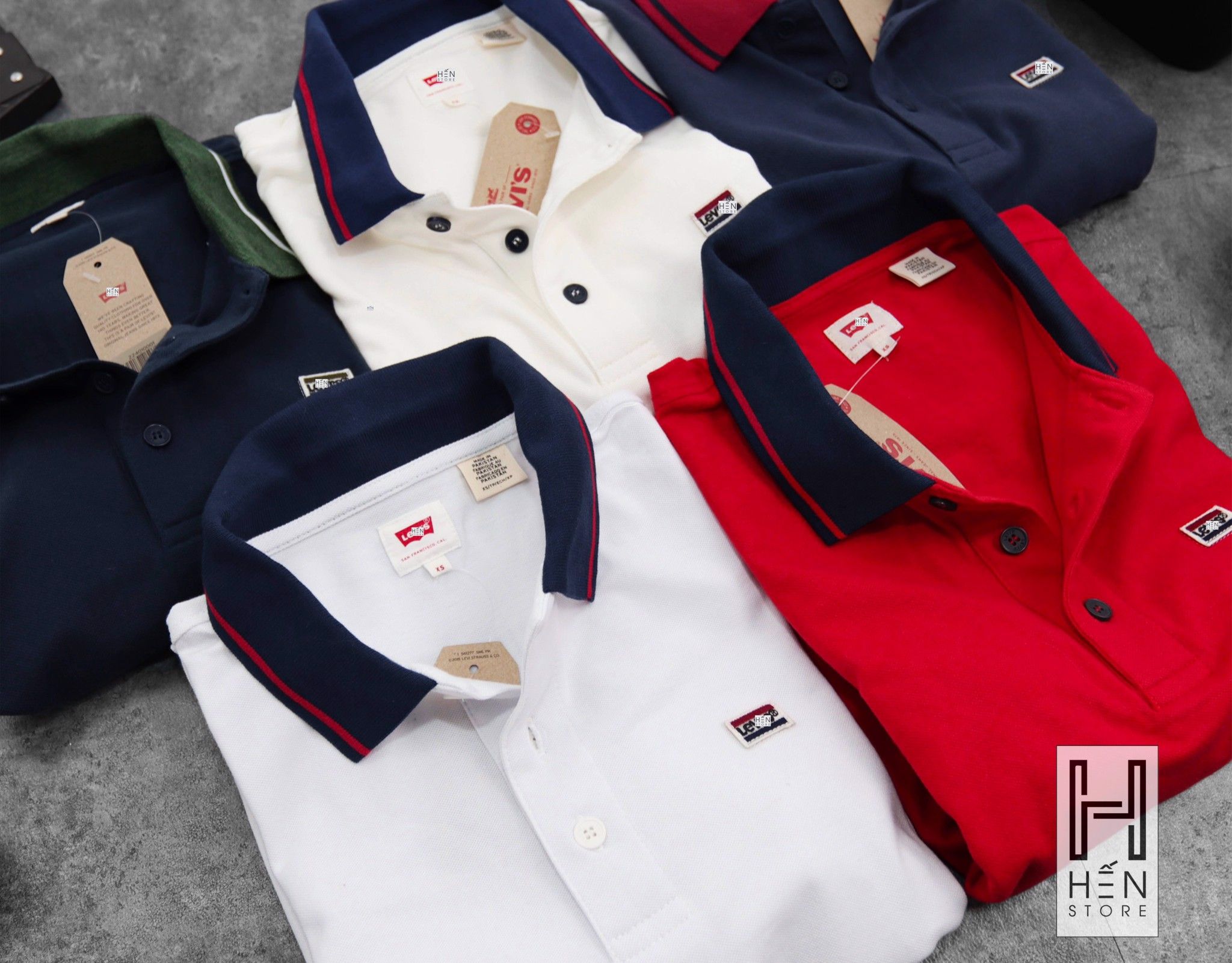 Áo Polo LV Viền Cổ