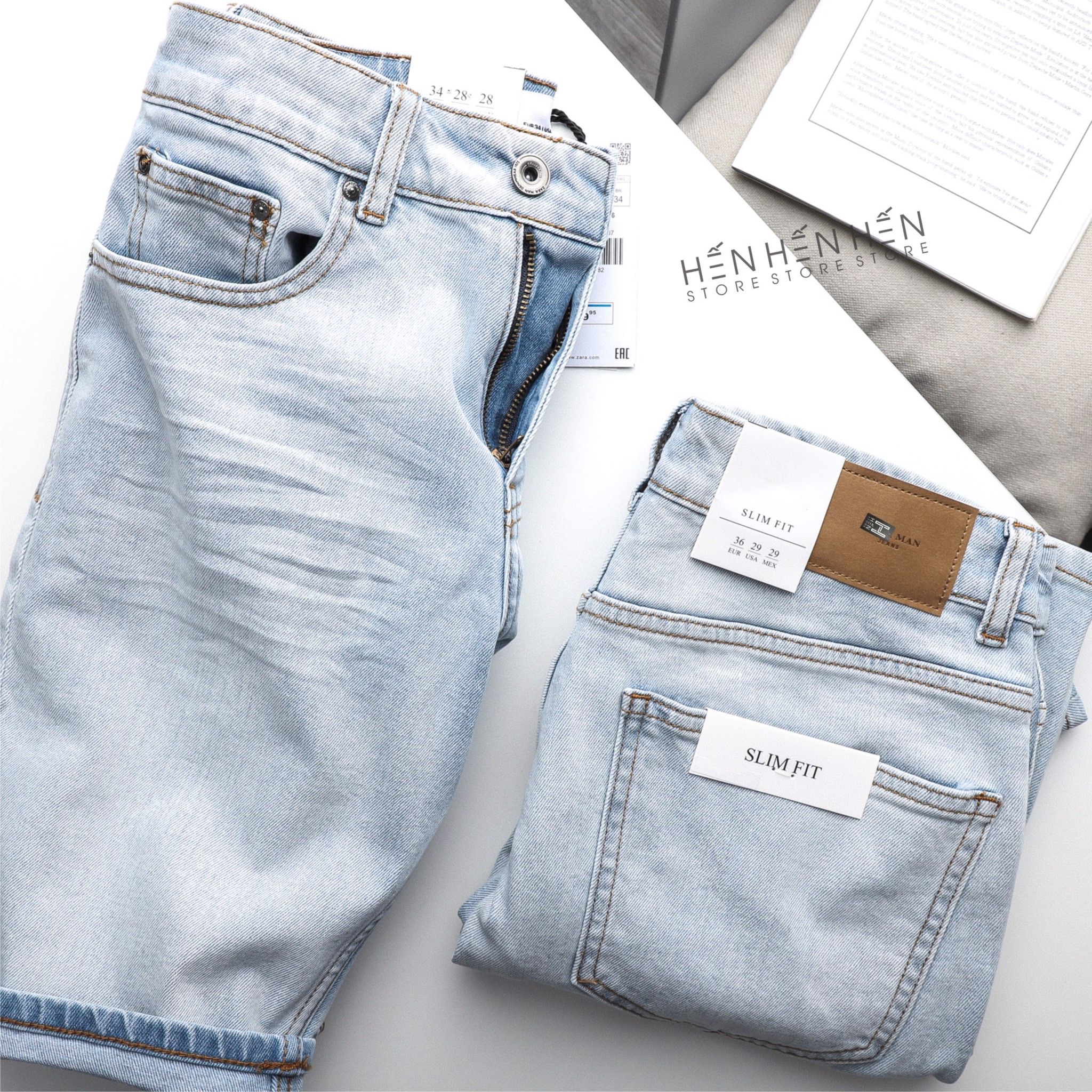 Quần short jean Z.ara 4M T