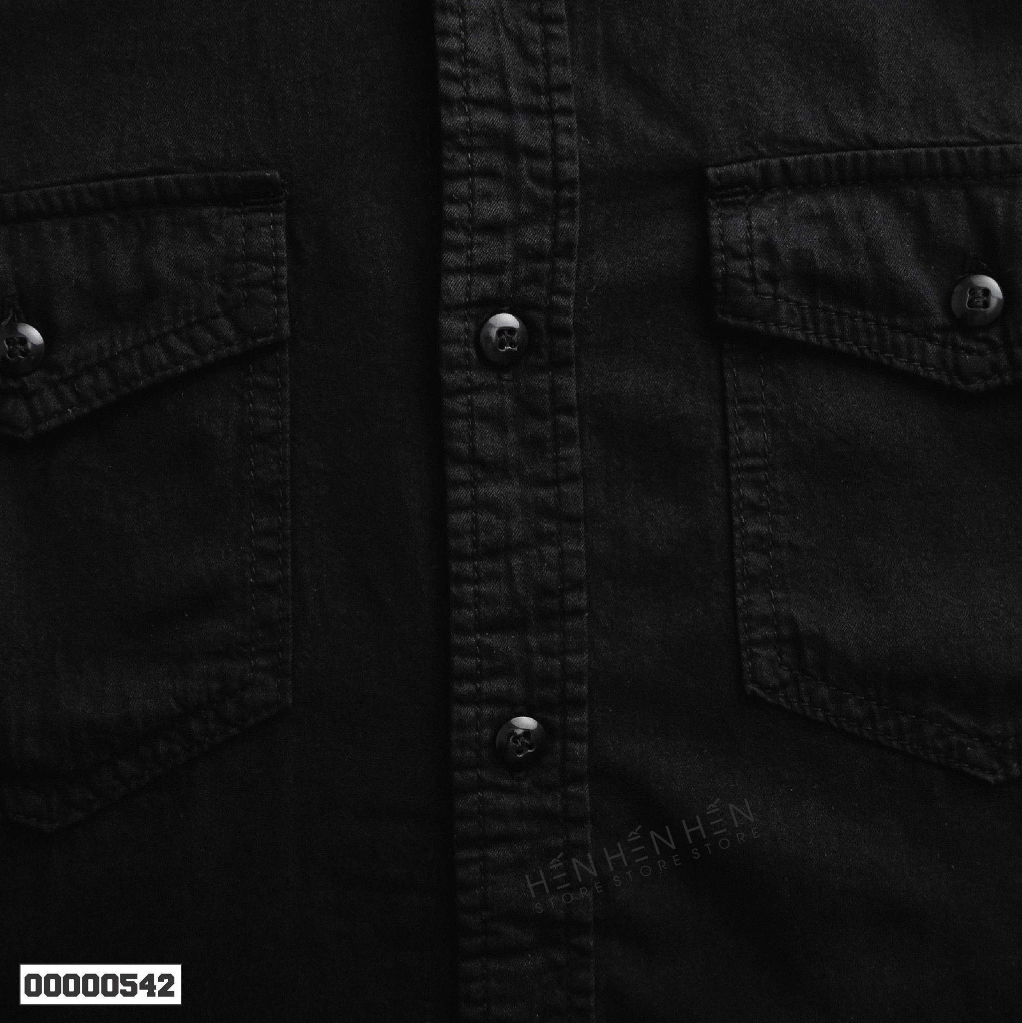 Áo denim ZR 2 túi 4M