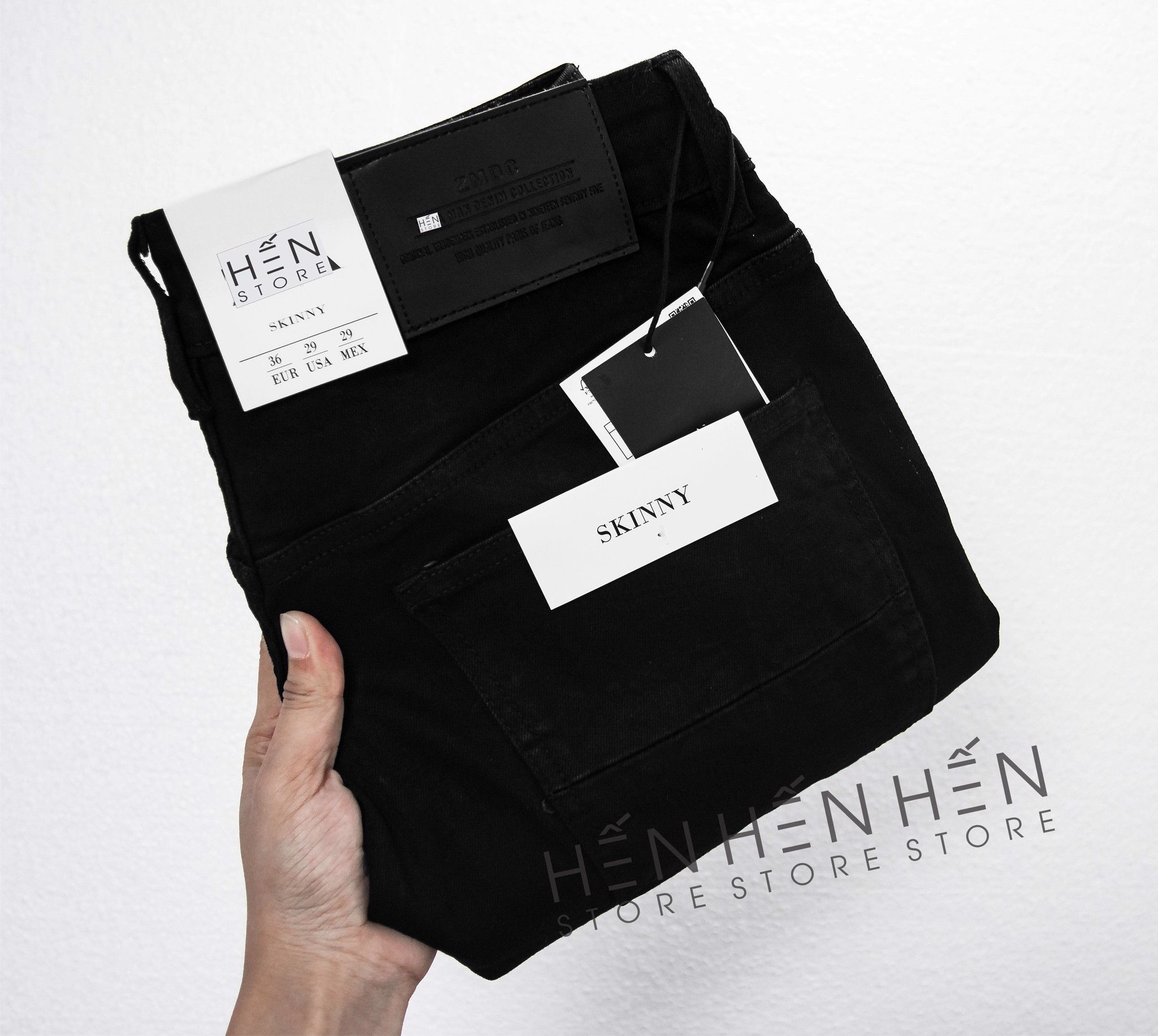 Quần Jean ZR Đen Trơn New