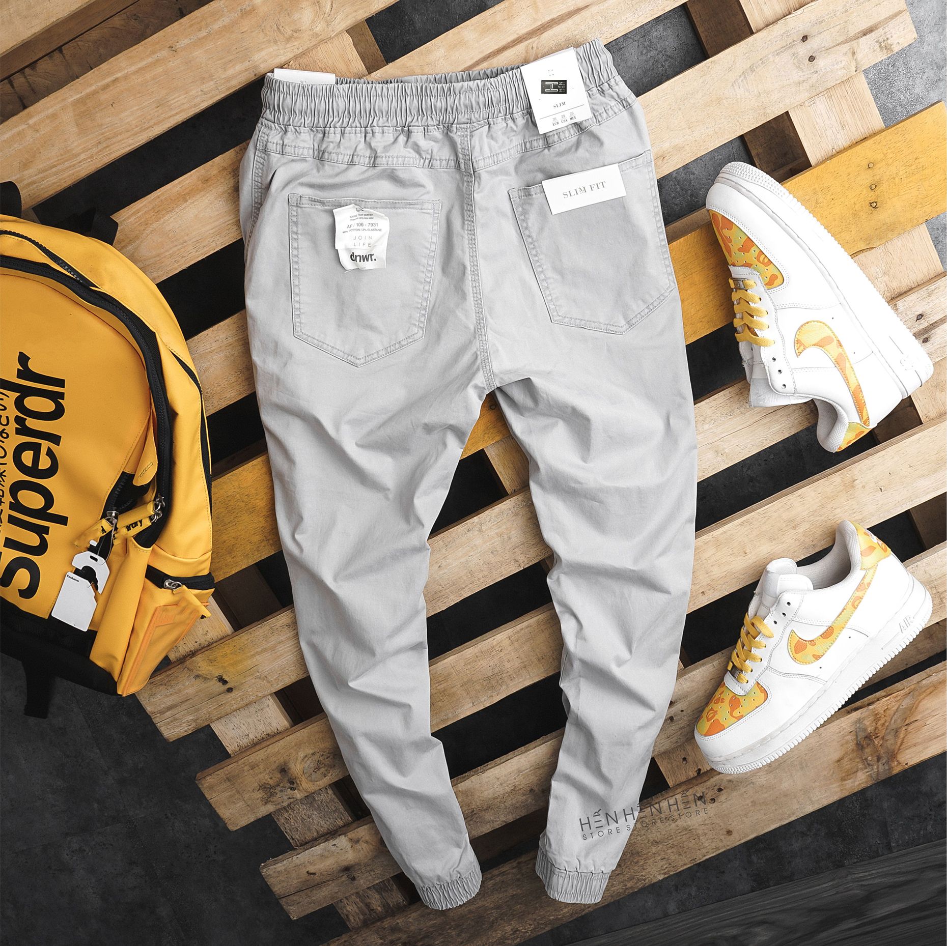 Quần jogger kaki Zar.a 4M new