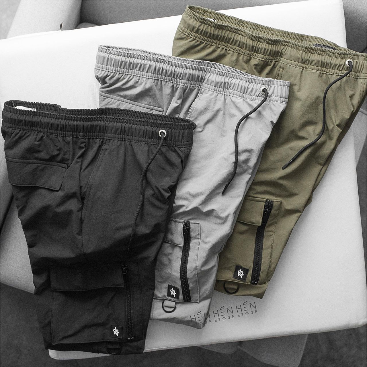 Quần jogger gió Za.ra túi hộp 3M