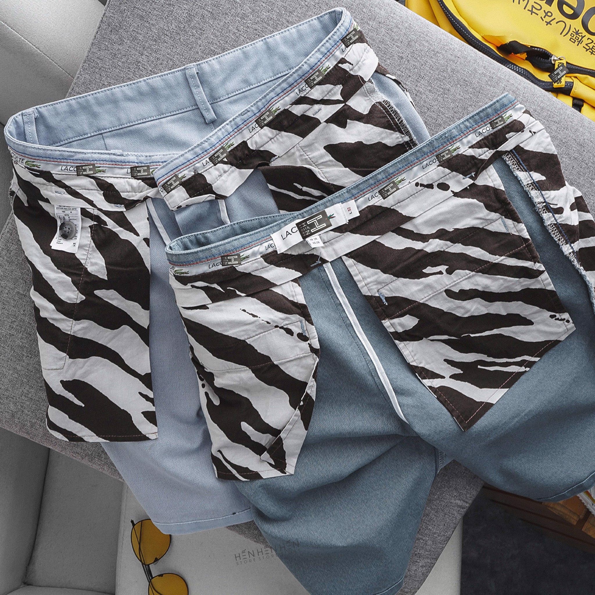 Quần short kaki Lacost.e 6M