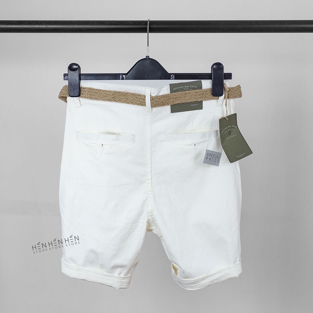 Quần short linen Musland 6M