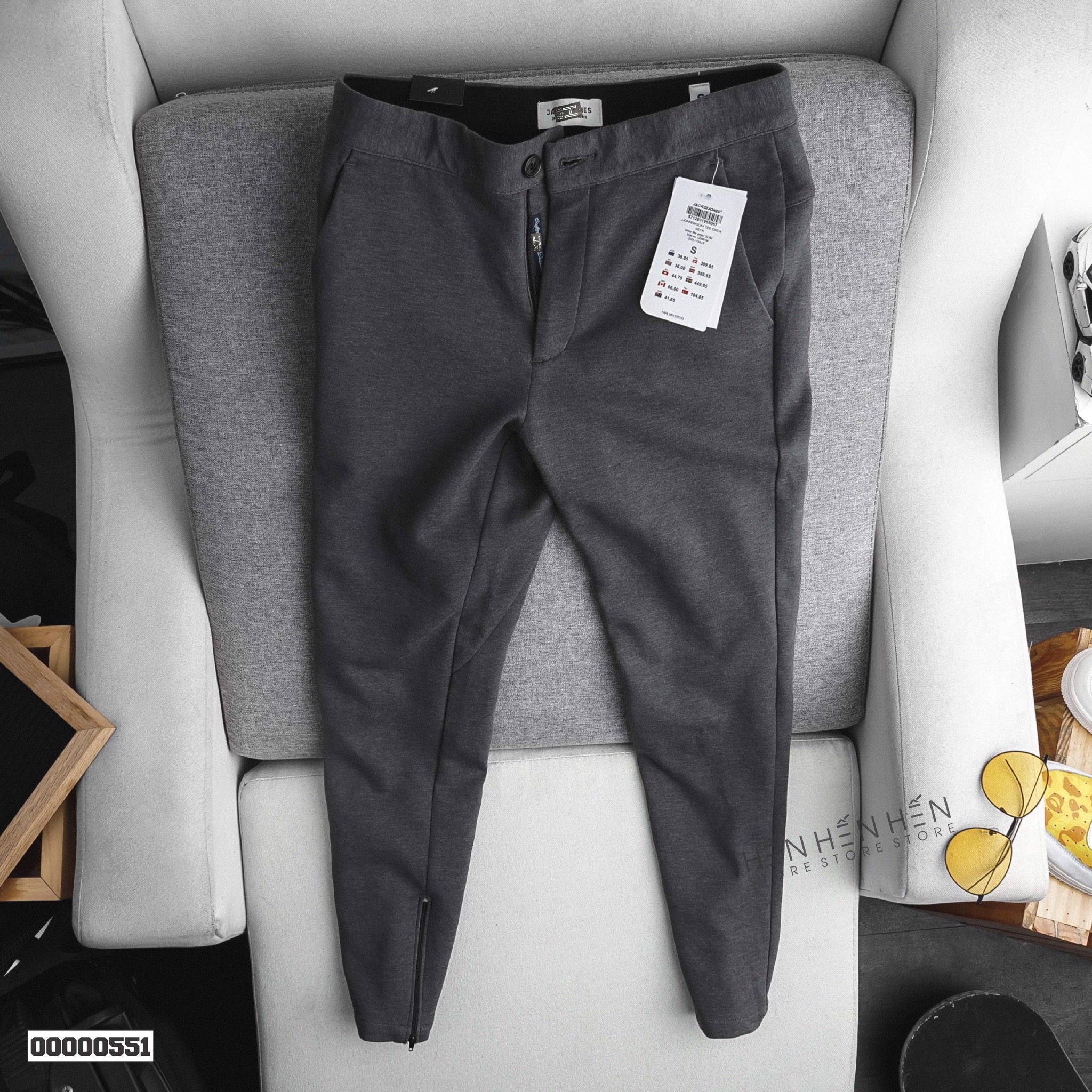 Quần nỉ J&J zip 4M