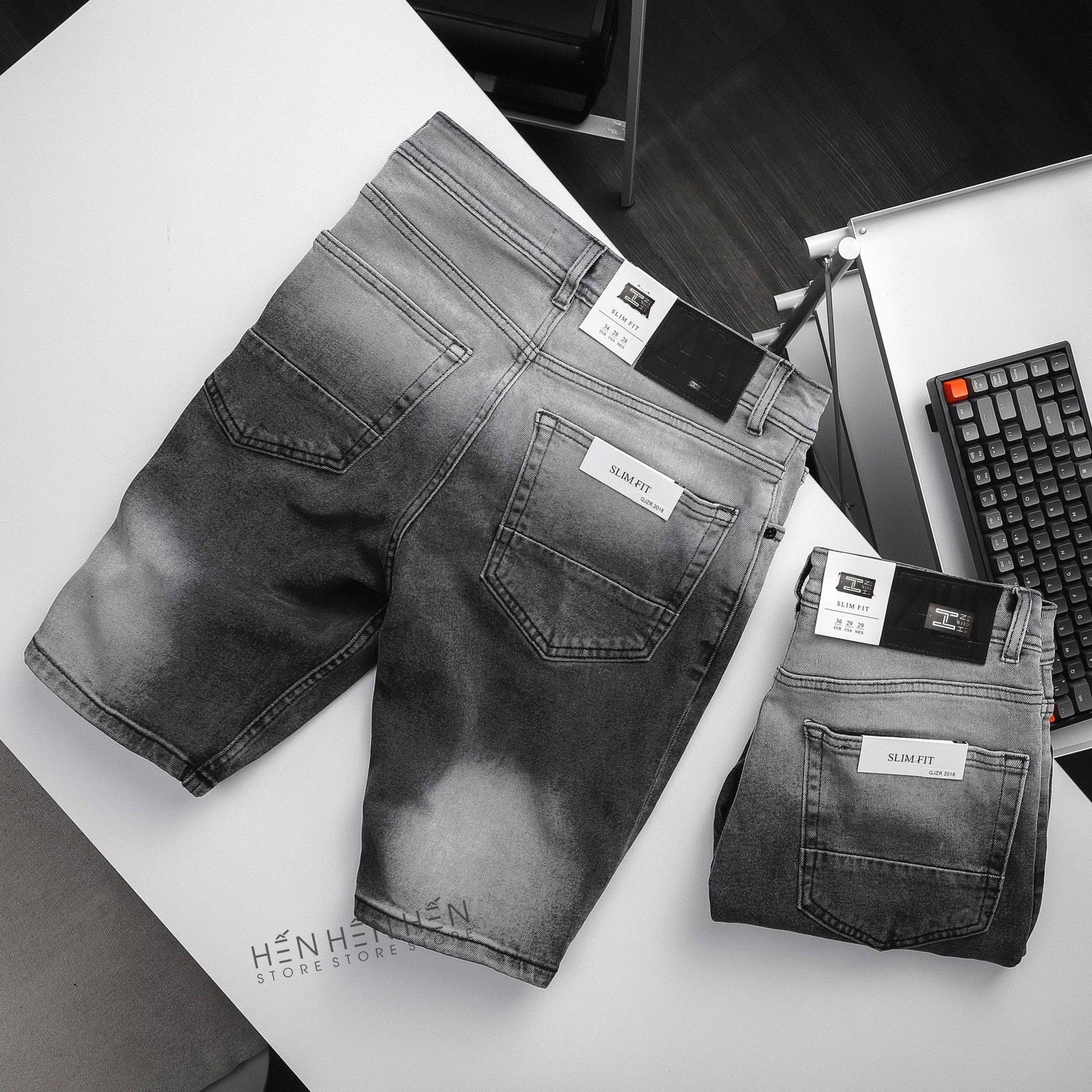 Quần short jean Za.ra wash 4M
