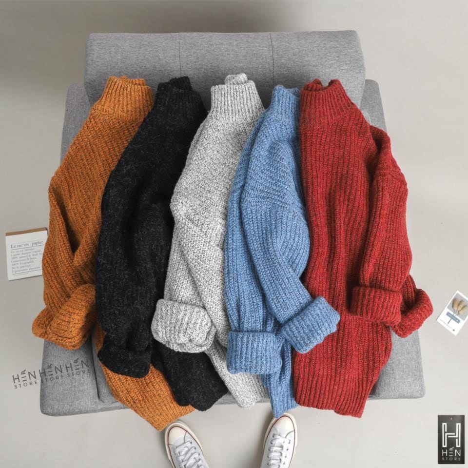 Áo len cổ lọ Hanlu 5M