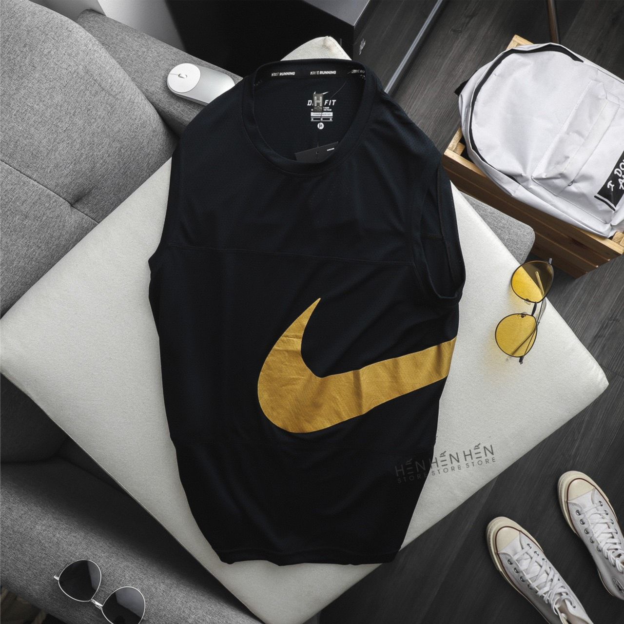 Áo tank top Ni.ke lỗ 5M