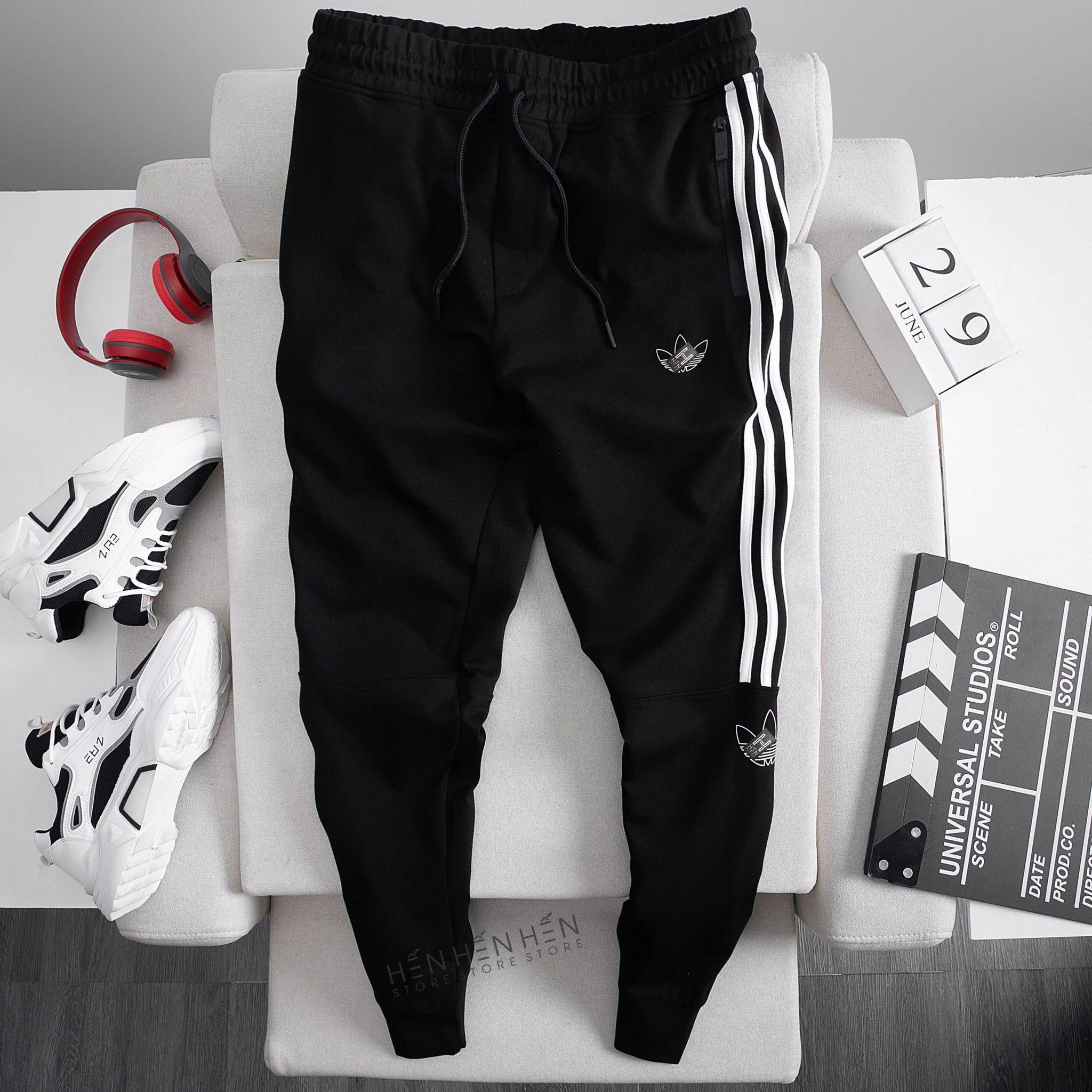 Quần jogger thun AD viền lá 2M