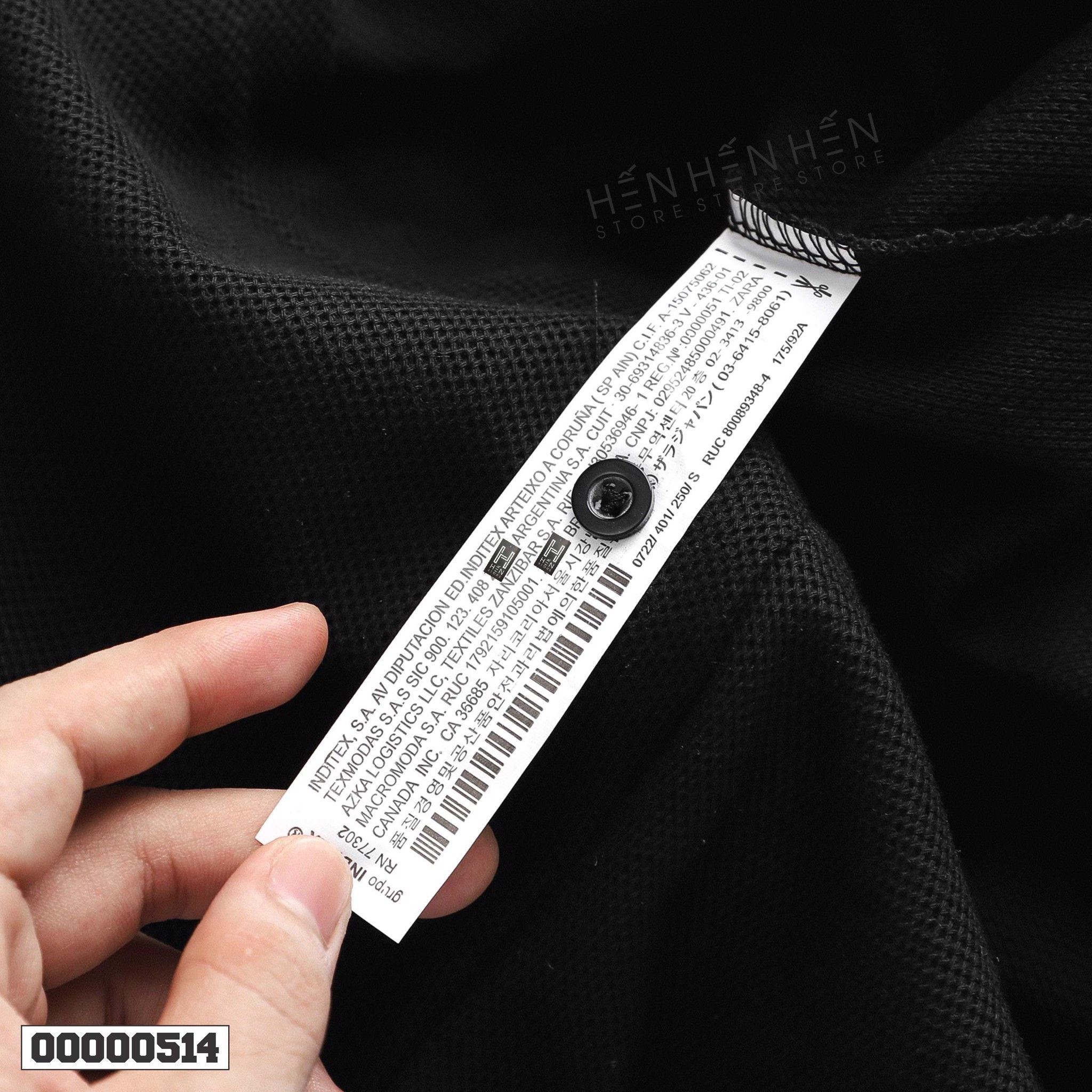 Áo polo Z.R cổ viền 5M new