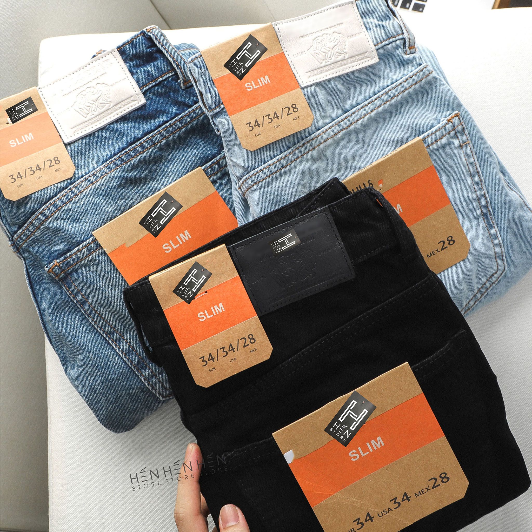 Quần short jean PB 3M new