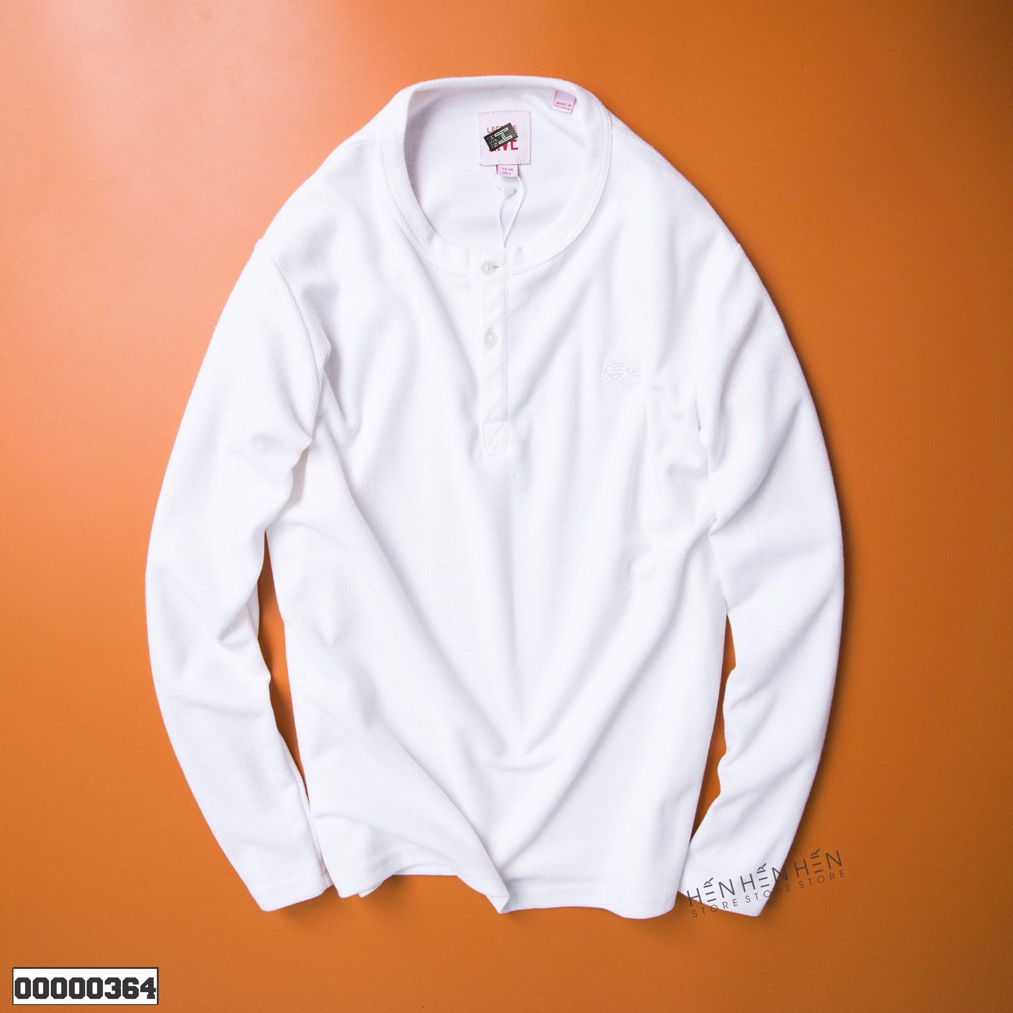 Áo henley Lcs pique 6M