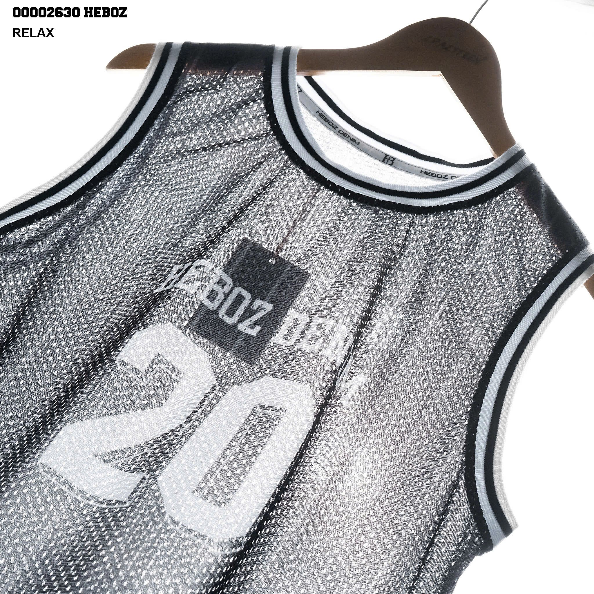 Áo thun nam Heboz tanktop vải lưới 20 2M - 00002630