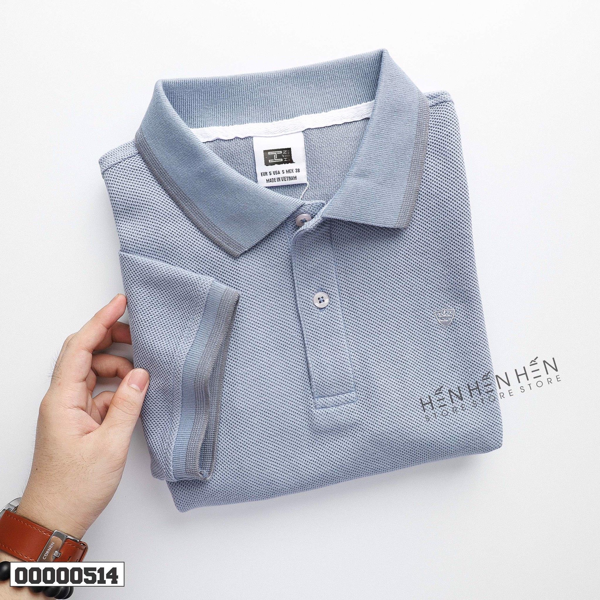 Áo polo Z.R cổ viền 5M new