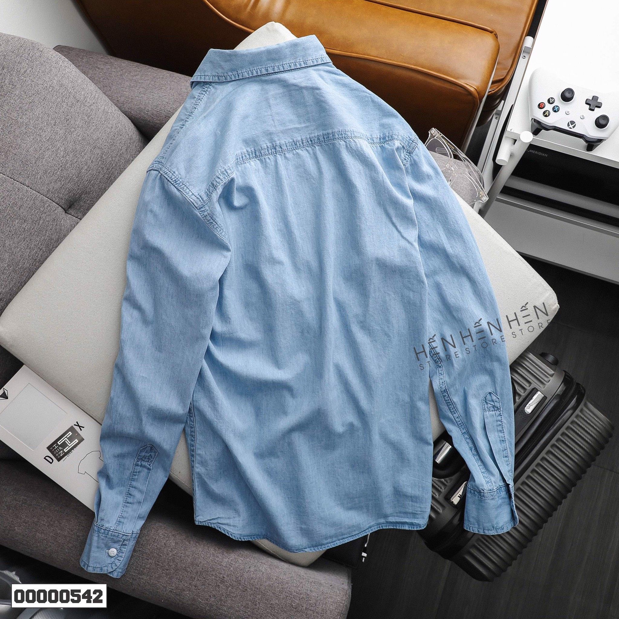 Áo denim ZR 2 túi 4M