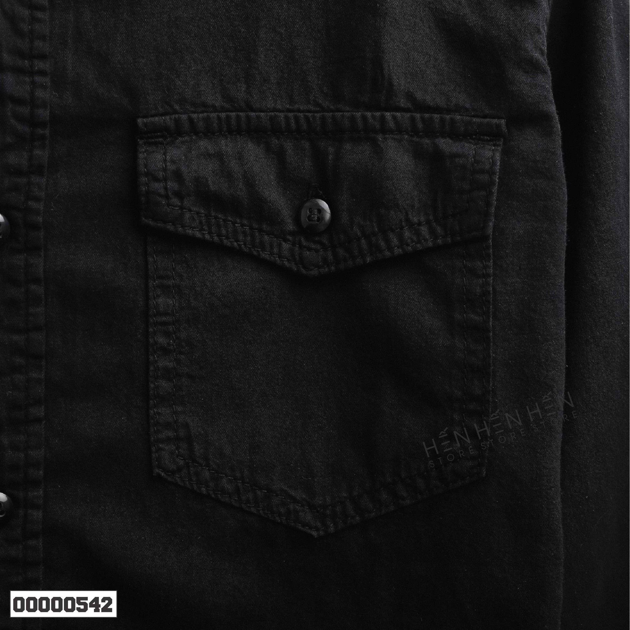 Áo denim ZR 2 túi 4M
