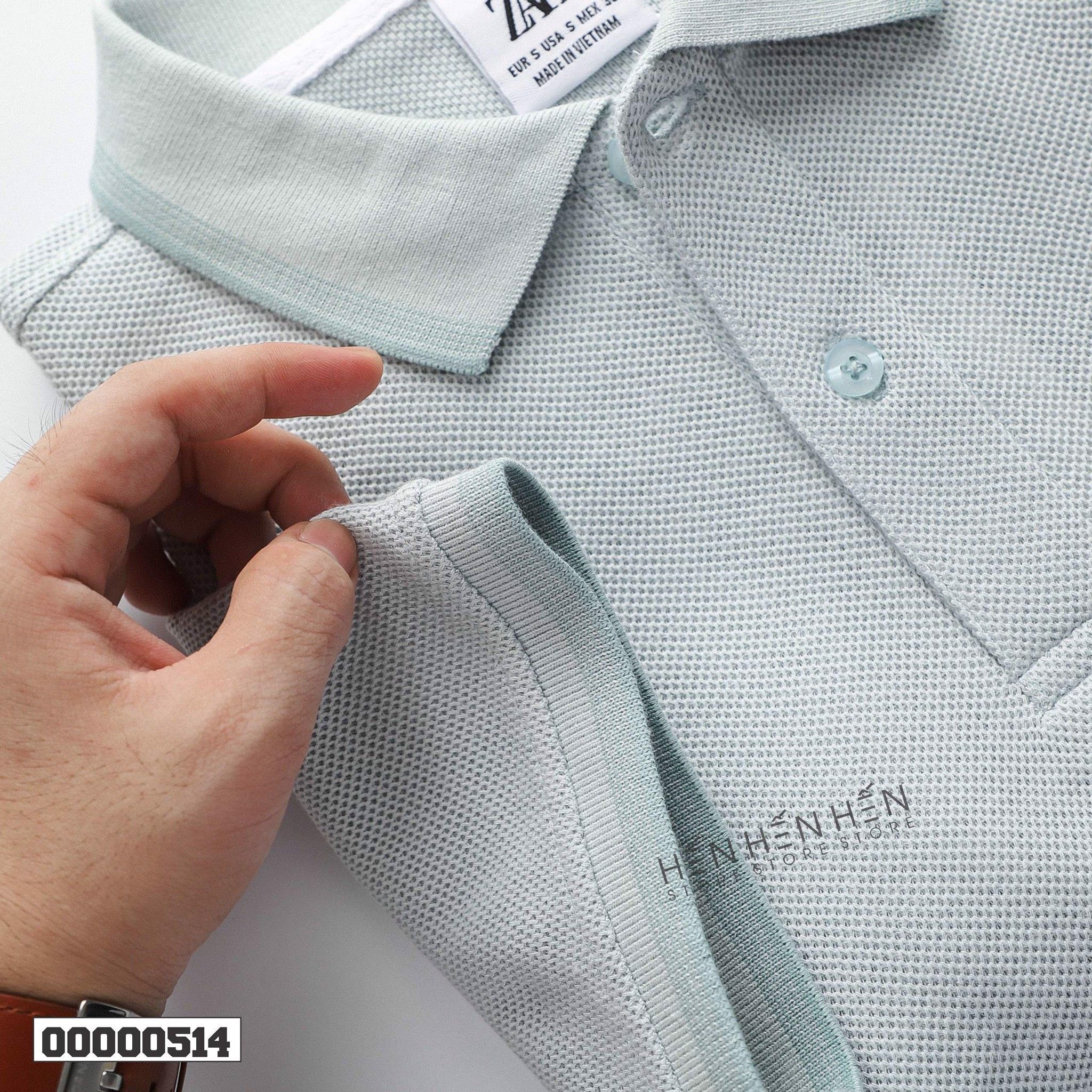 Áo polo Z.R cổ viền 5M new