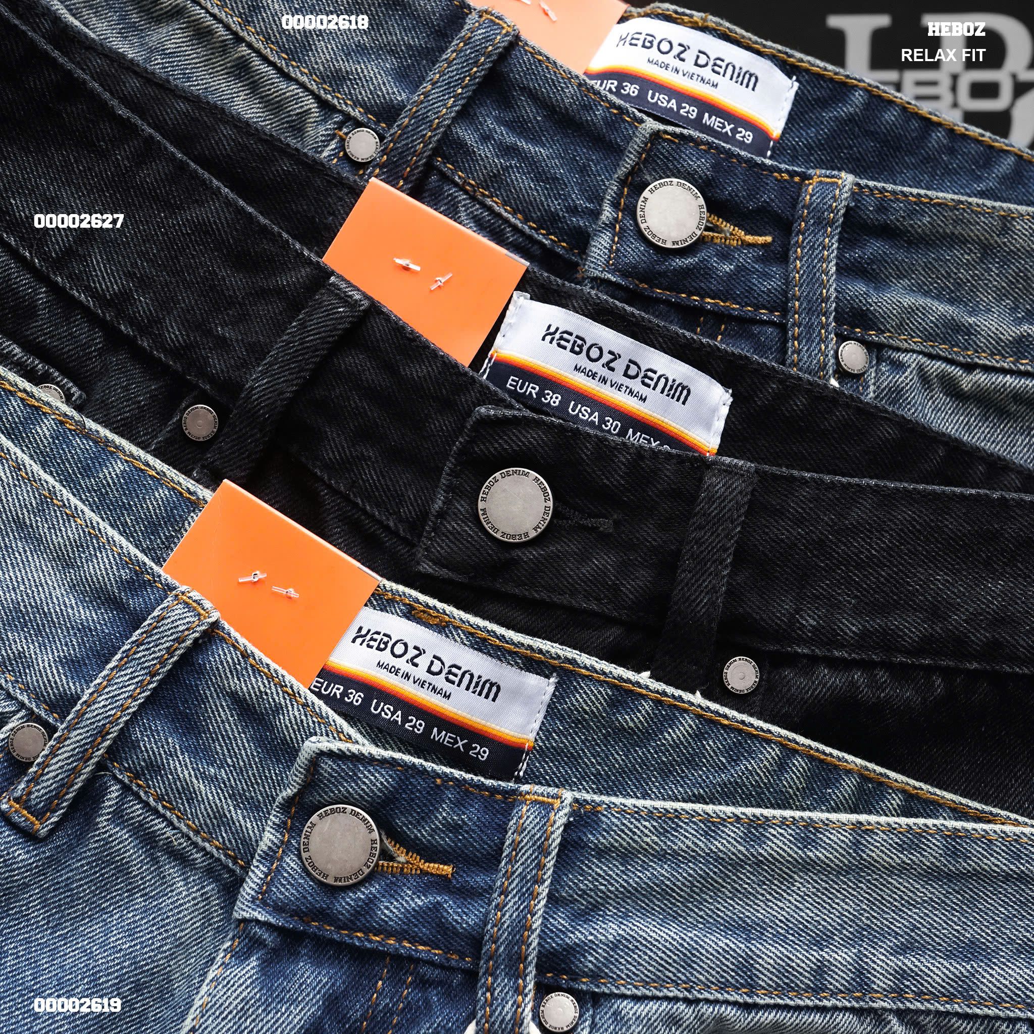 Quần short jean nam Heboz Utility S011 - 00002618