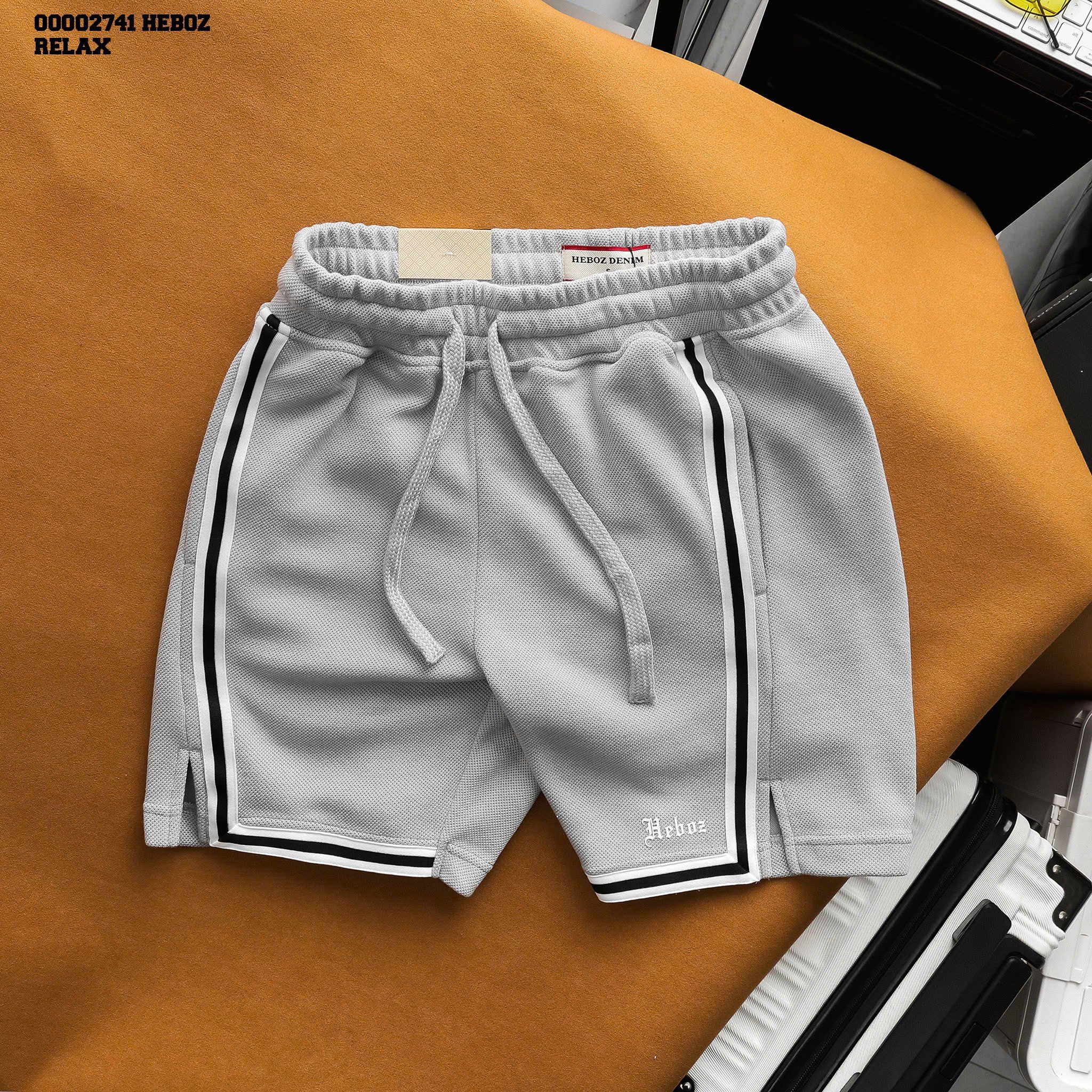 Quần short nam Heboz pique line 3M - 00002741