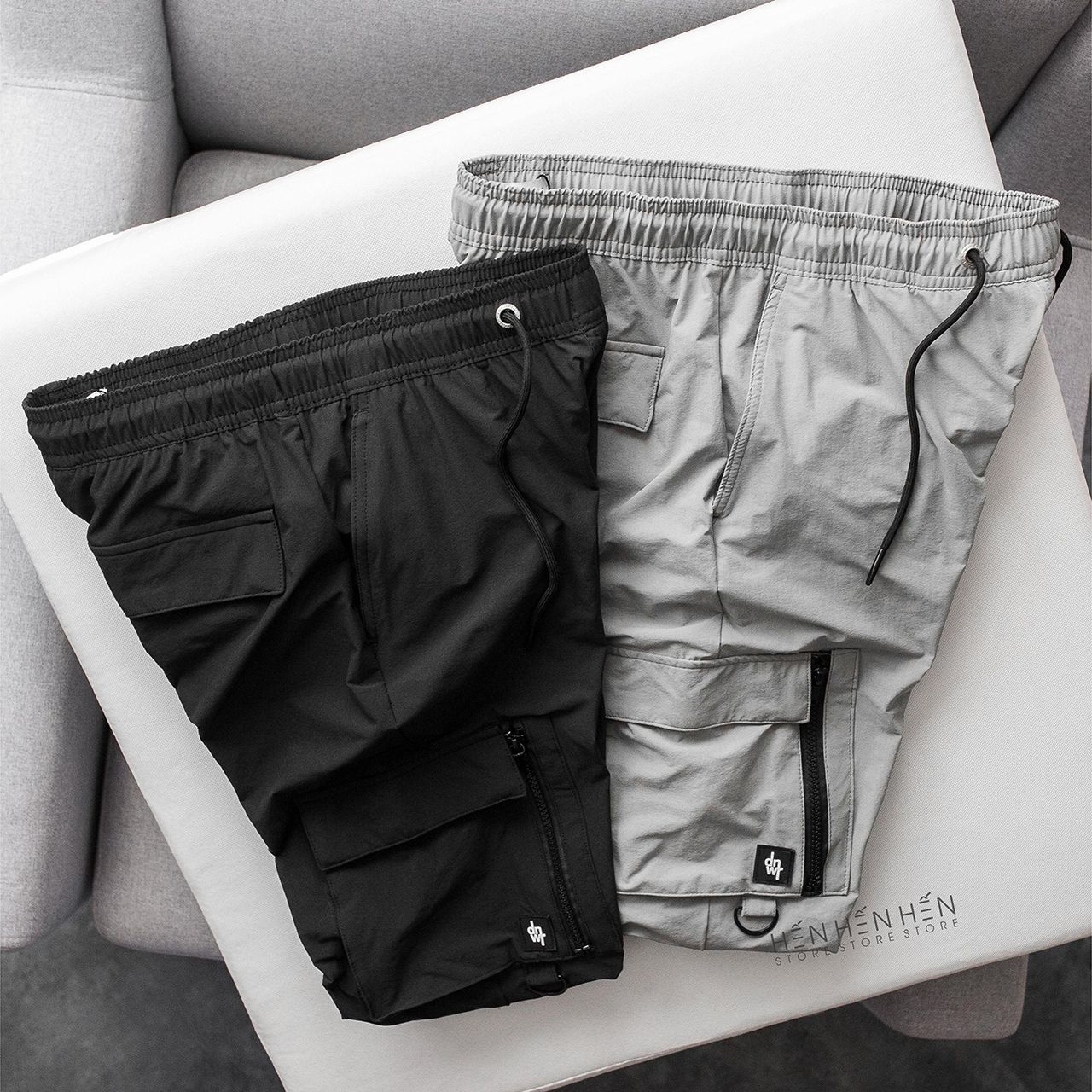 Quần jogger gió Za.ra túi hộp 3M