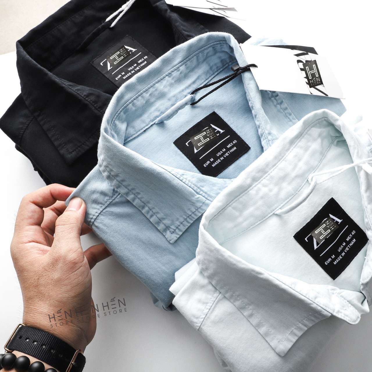 Áo denim Za.ra 3M