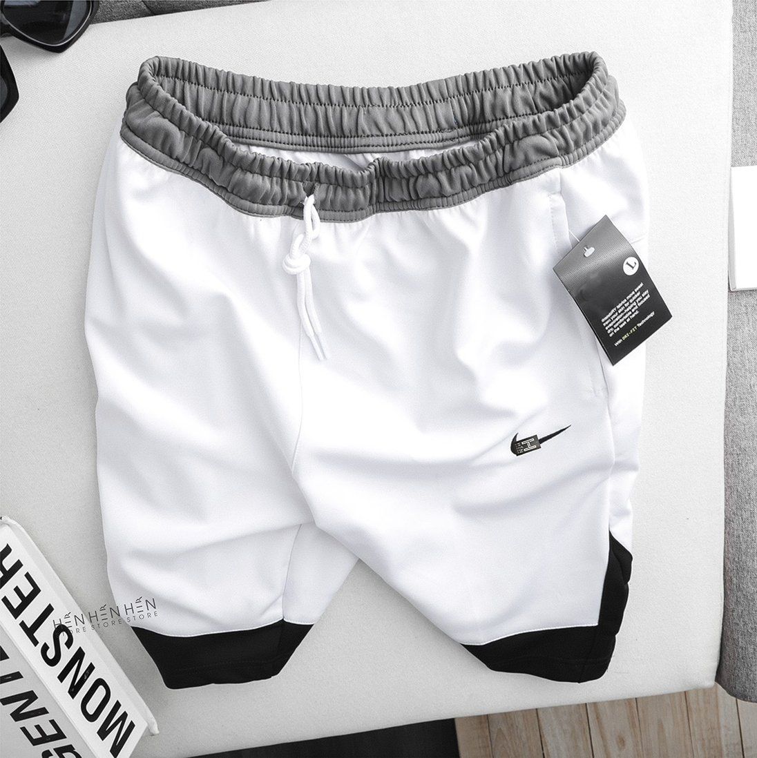 Quần short thun Ni.ke phối 3M