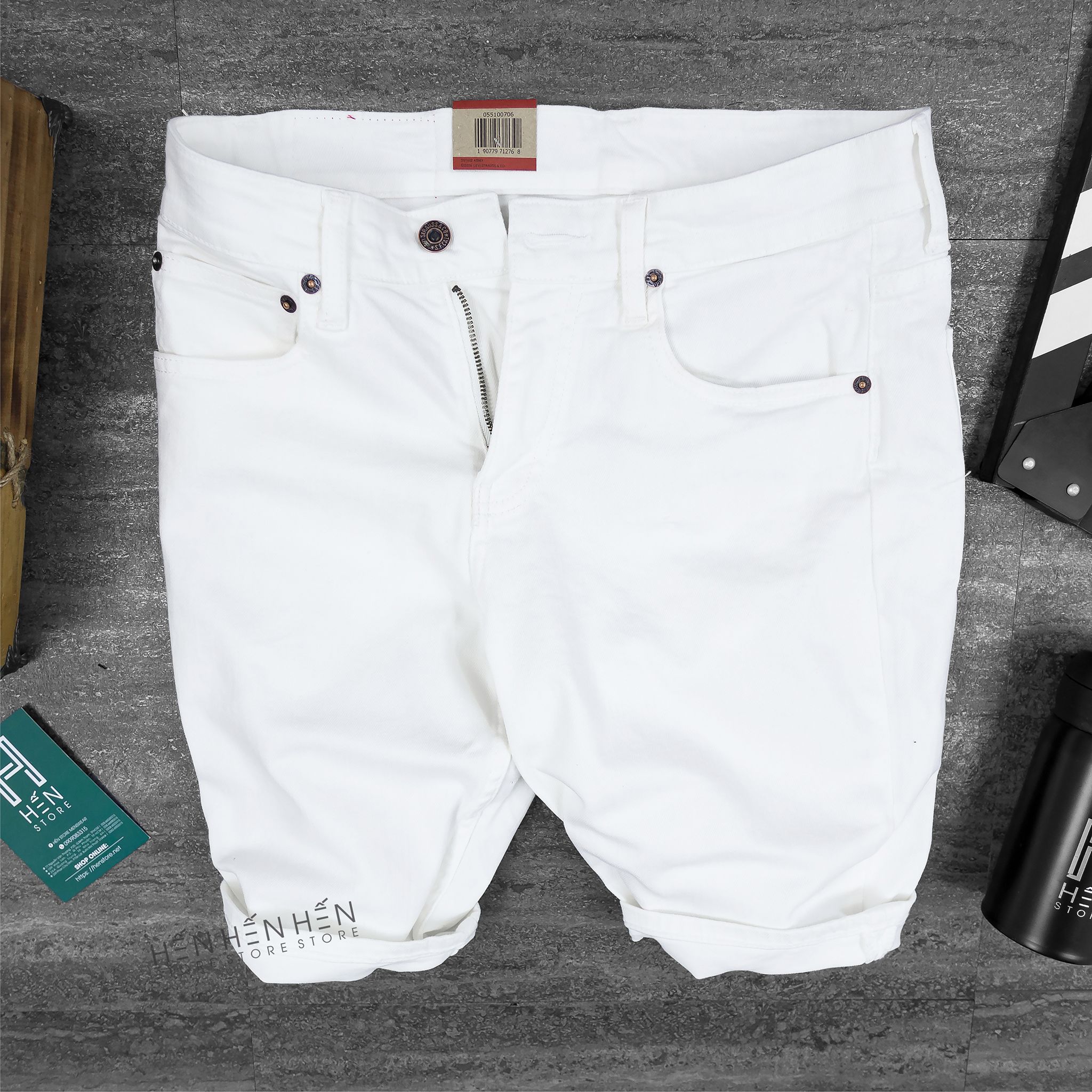 Quần short jean Le.vis 2M