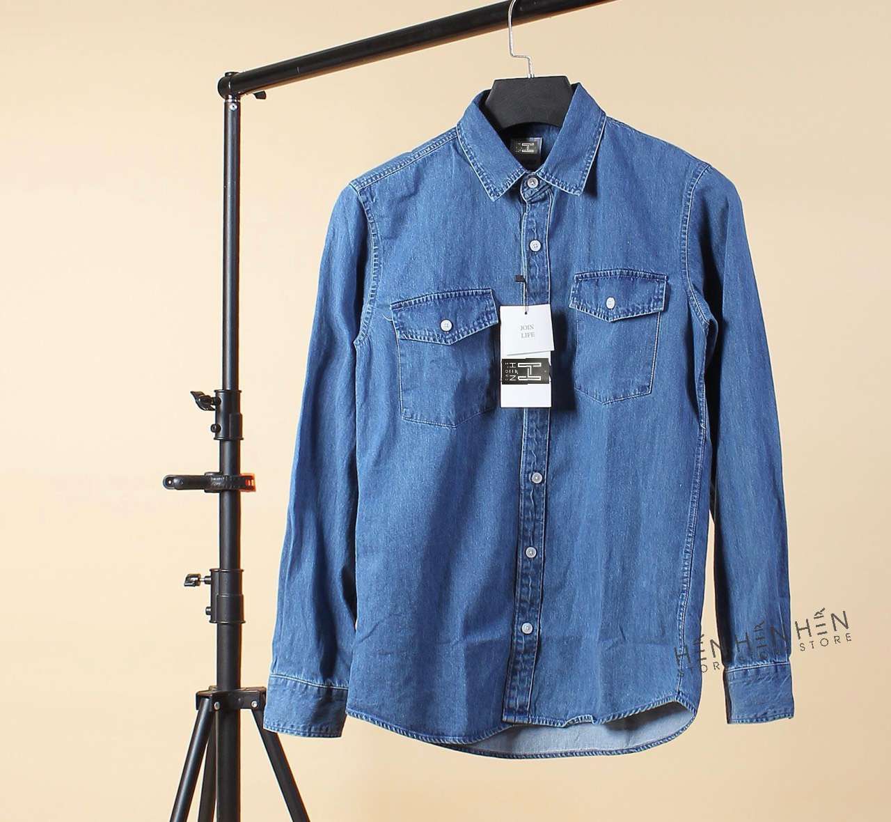 Áo denim ZR 2 túi 3M