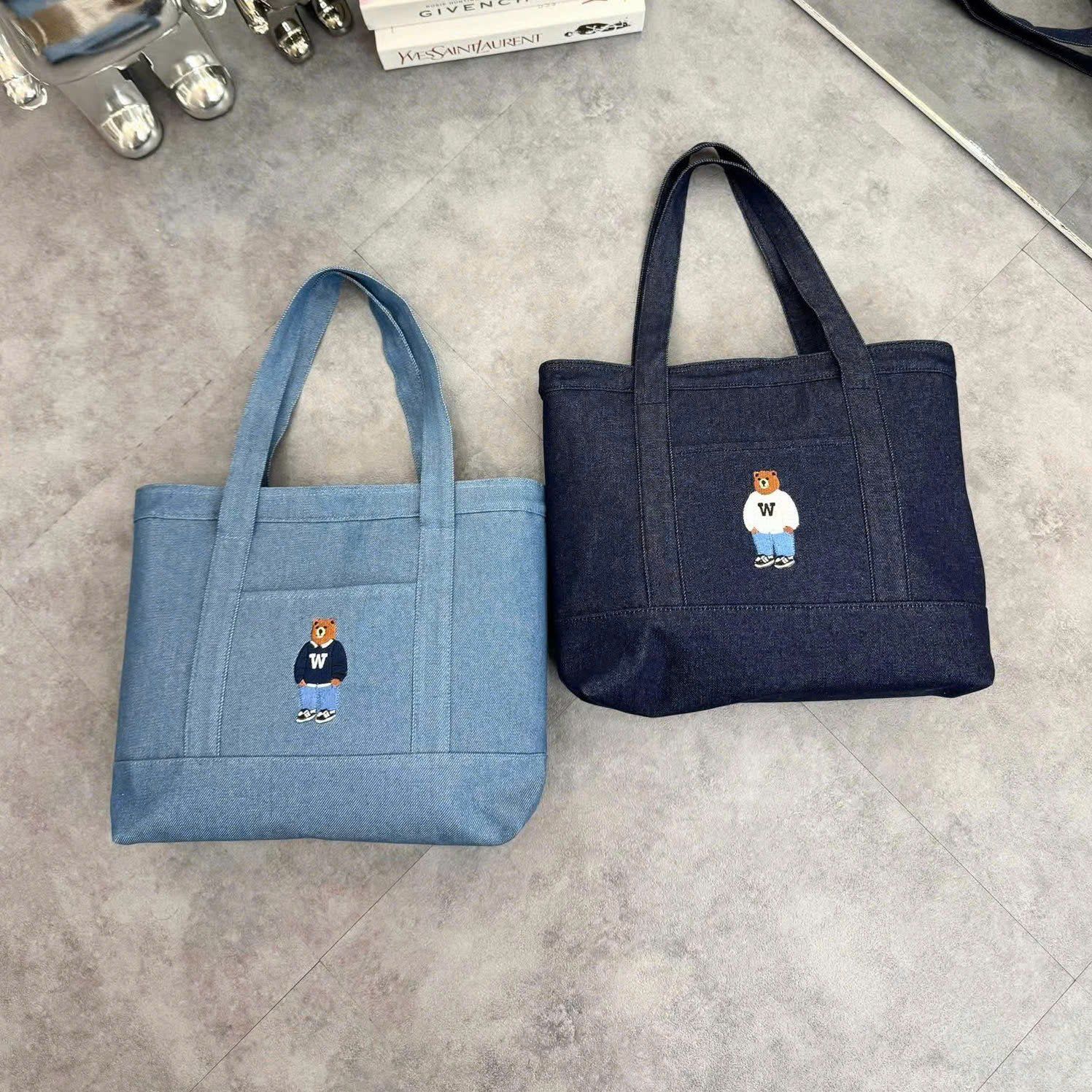Túi tote denim W 2M - 00002673