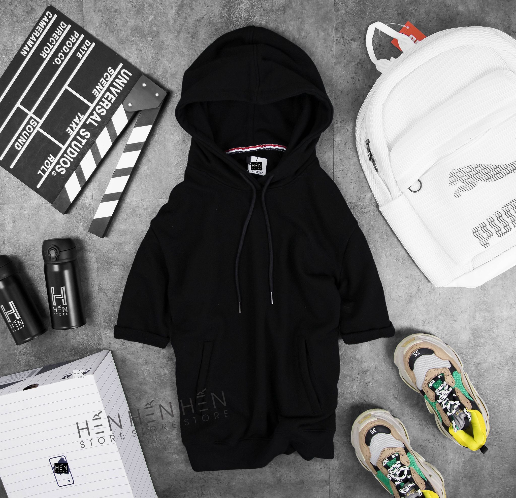 Áo Hoodie Ngắn Tay ZR 7M