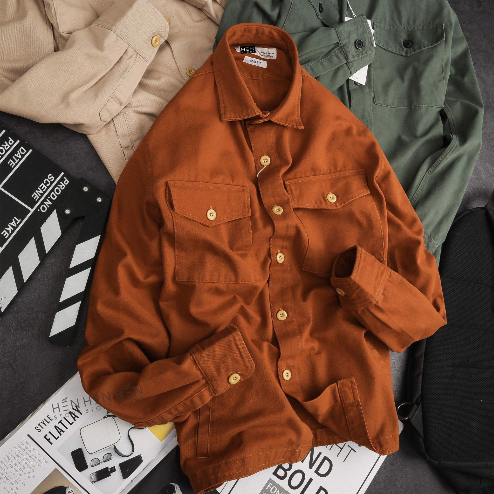 Áo Denim ZR 2 Túi 5M