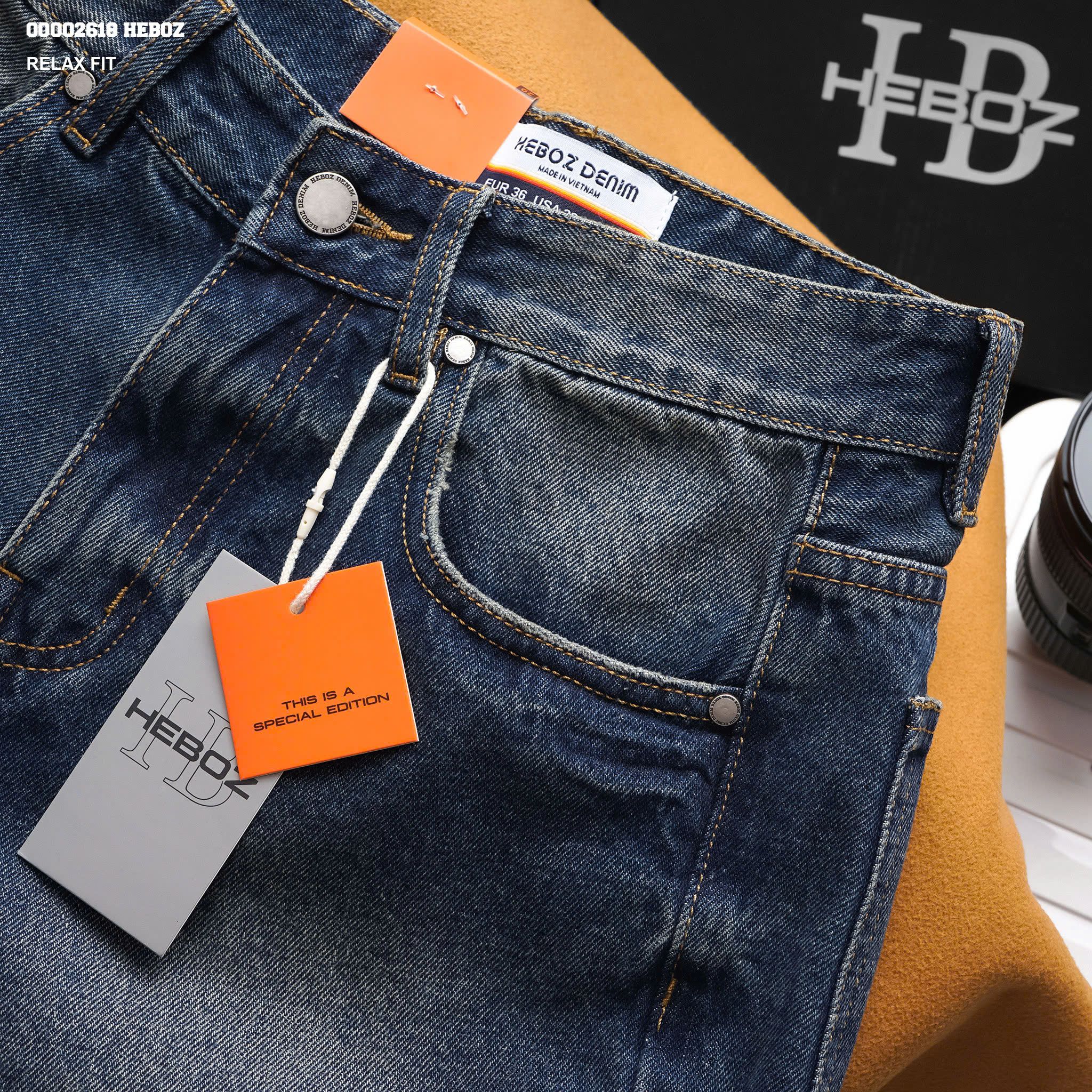 Quần short jean nam Heboz Utility S011 - 00002618
