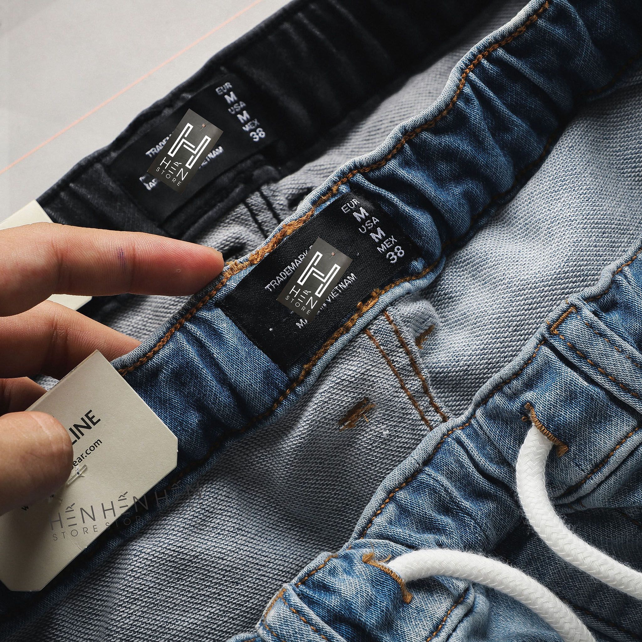 Quần jogger jean PB 2M
