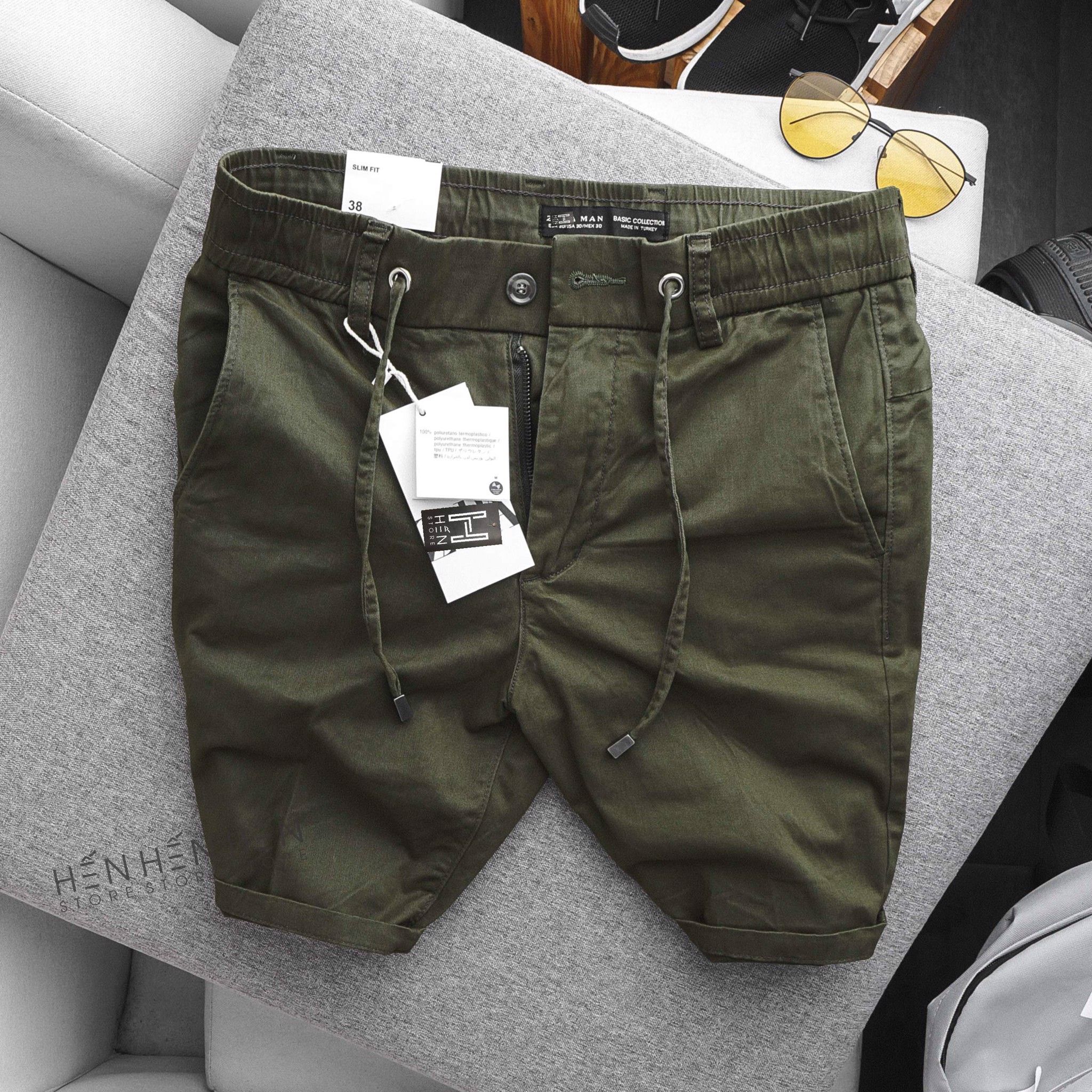 Quần short kaki Za.ra 5M new