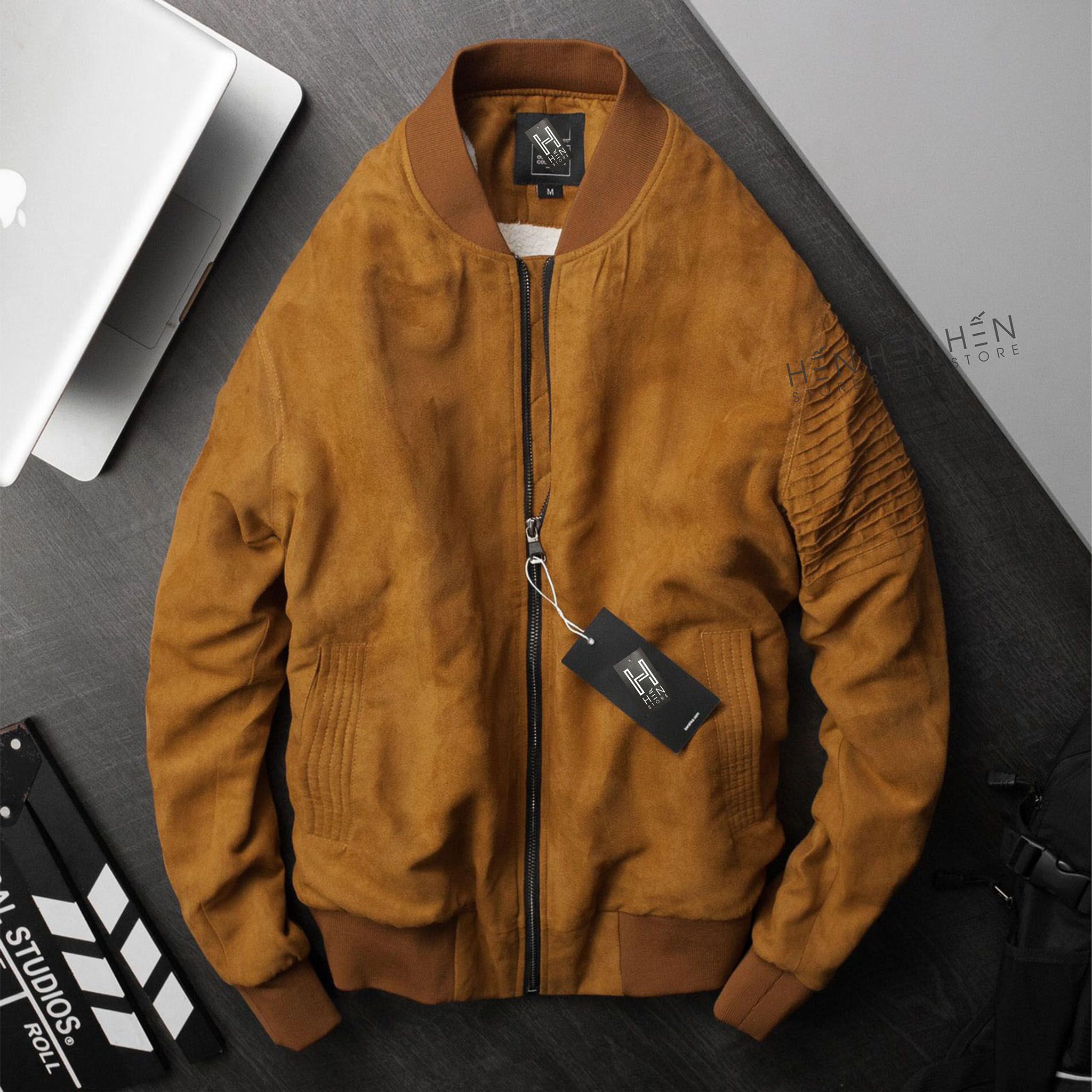 Áo bomber da lộn Bersh.ka 5M