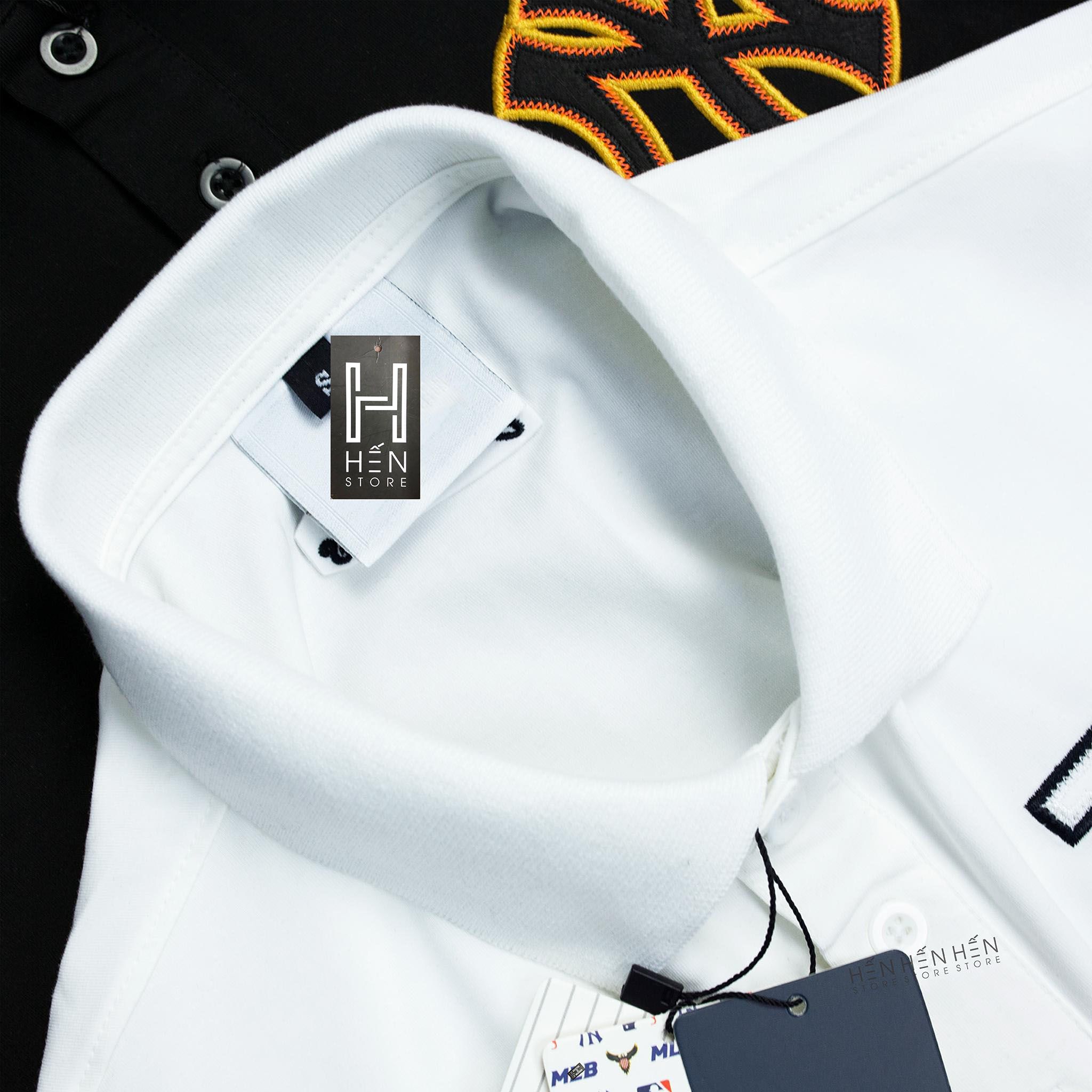 Áo polo M.L.B logo thêu 2M