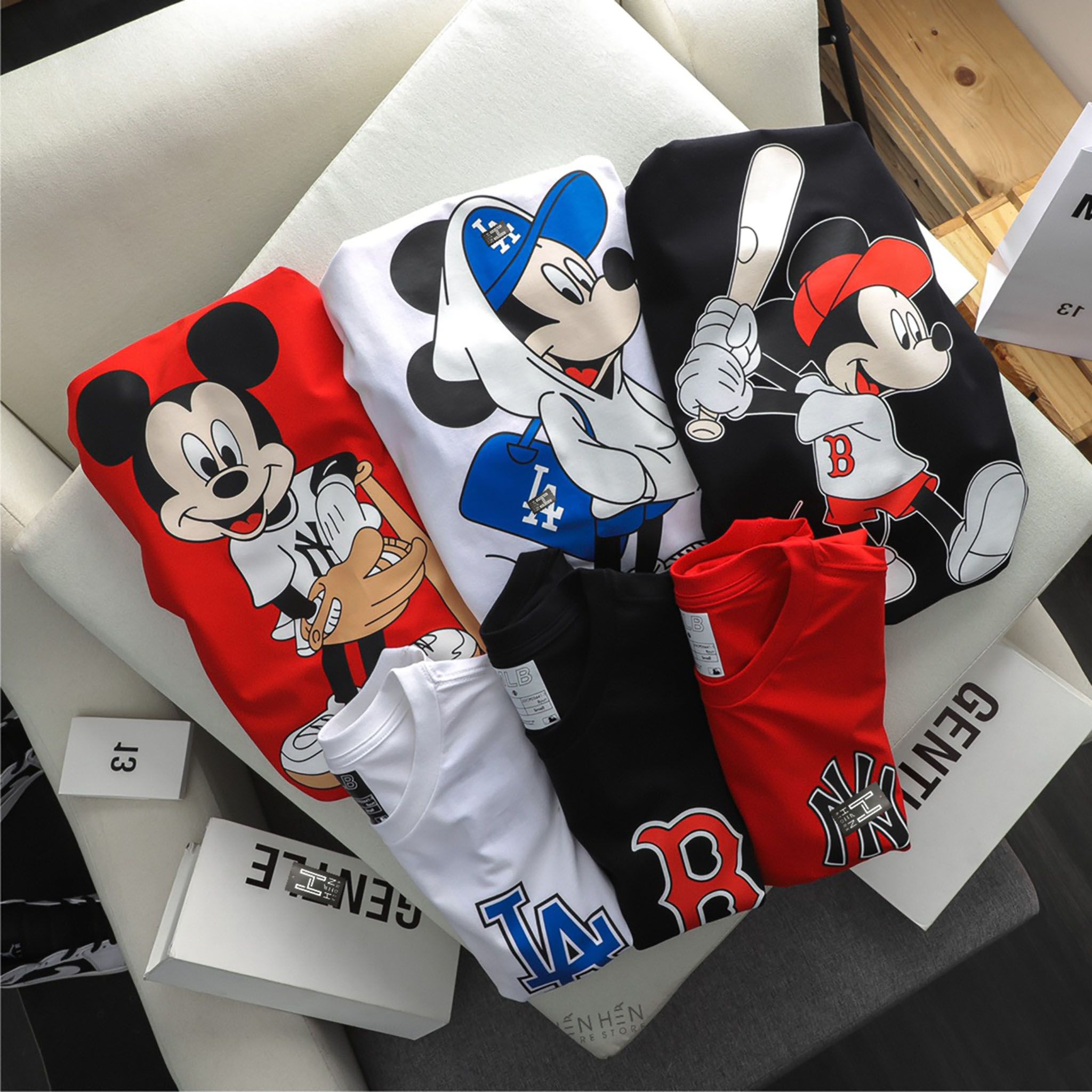 Áo thun M.L.B 3M Mickey