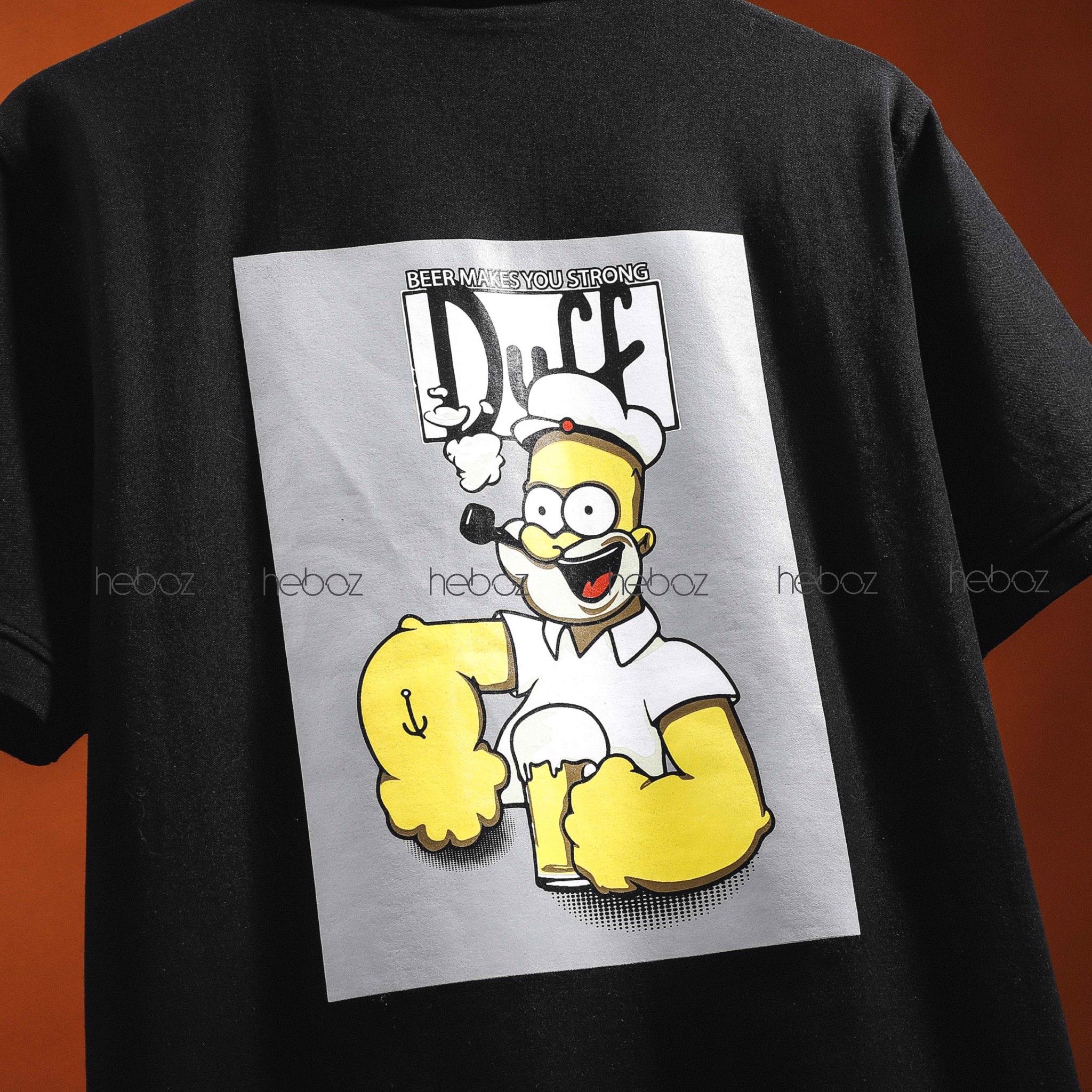 Áo polo Heboz hình Duff 2M