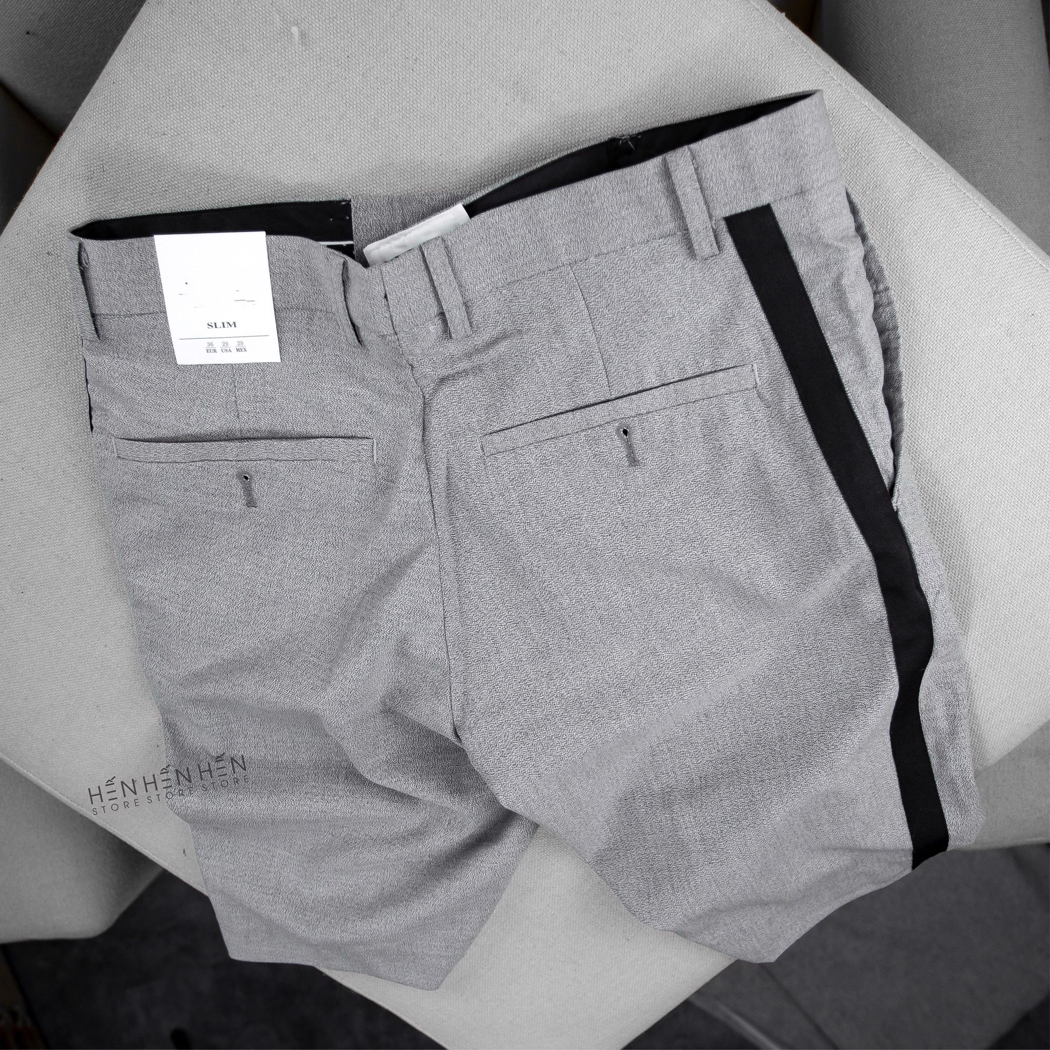 Quần short tây Za.ra 5M viền