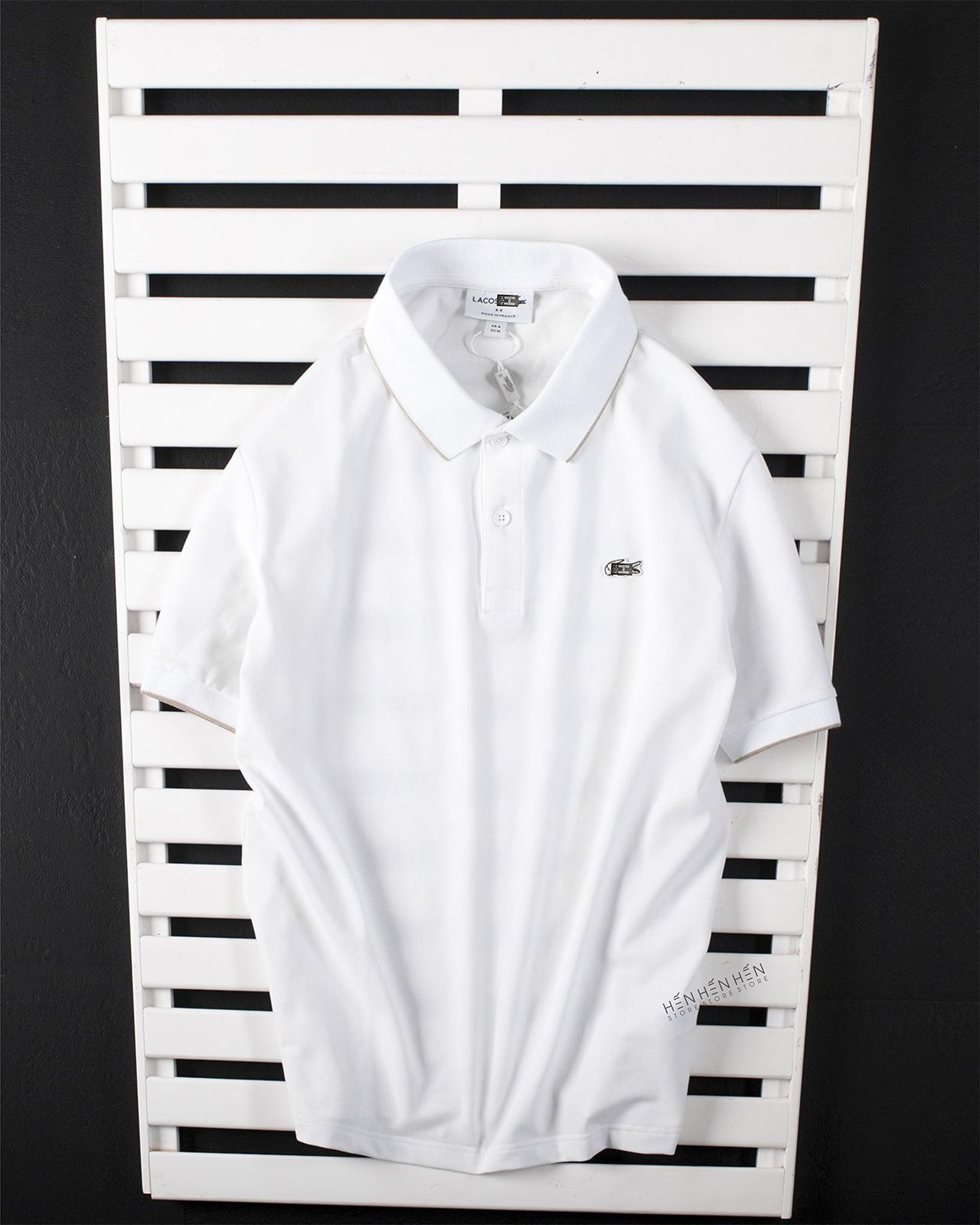 Áo polo Lac.coste viền 4M new